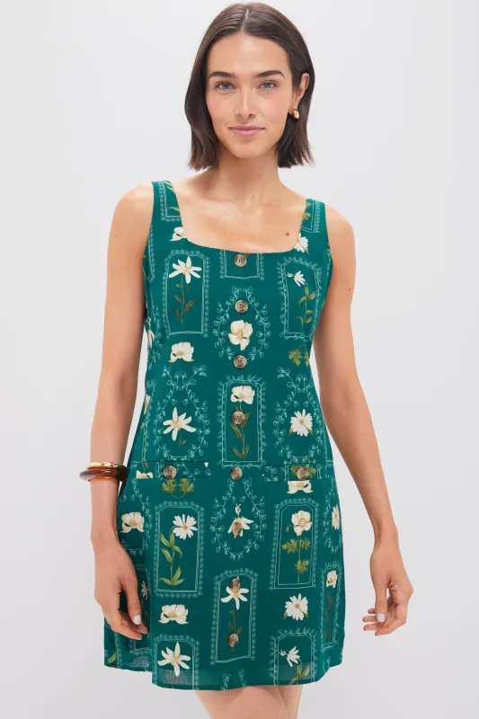 Teal Stem Merrit Mini Dress sold by Tuckernuck