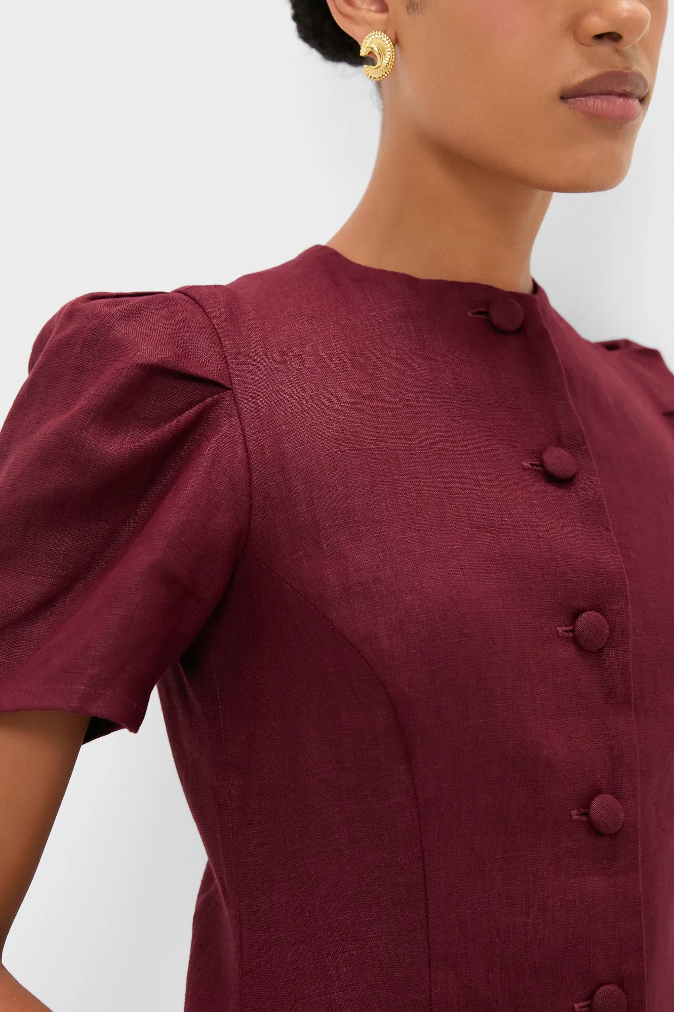 Bordeaux Emma Mini Dress sold by Tuckernuck product image thumbnail 5