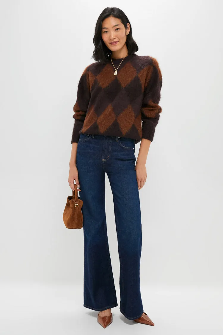 Deep Plum Bronco and Dark Umber Ezra Sweater sold by Tuckernuck product image thumbnail 2