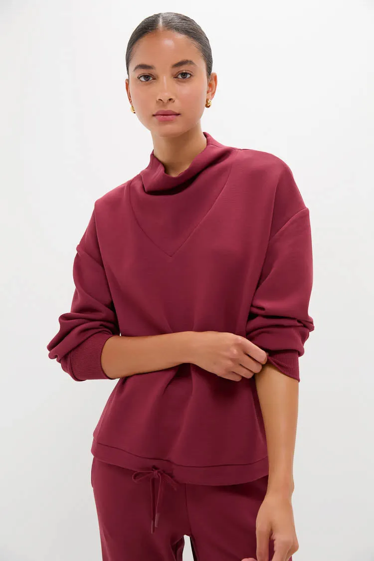 New Maroon Betsy Sweat sold by Tuckernuck