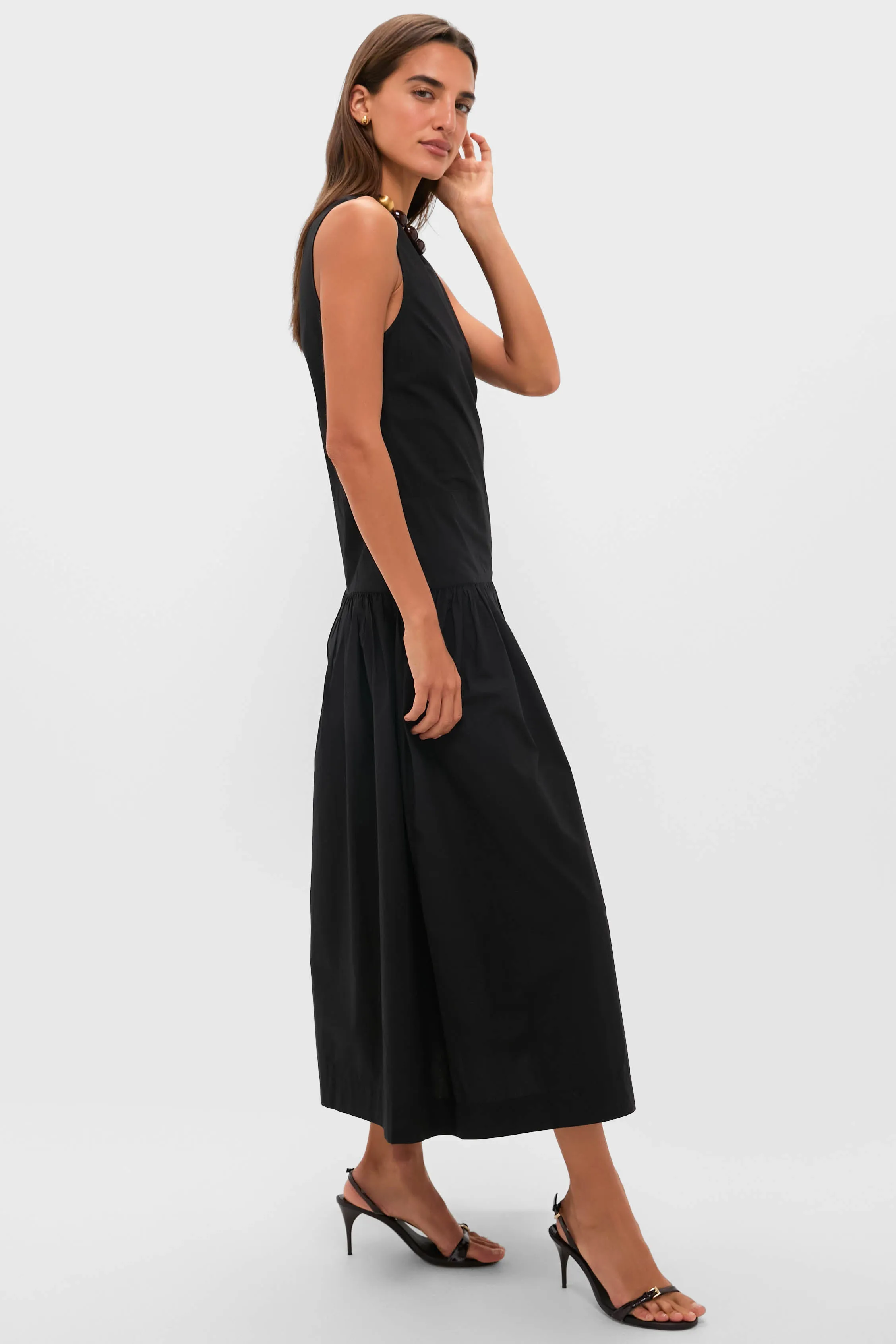 Black Jenetta Maxi Dress sold by Tuckernuck product image thumbnail 3