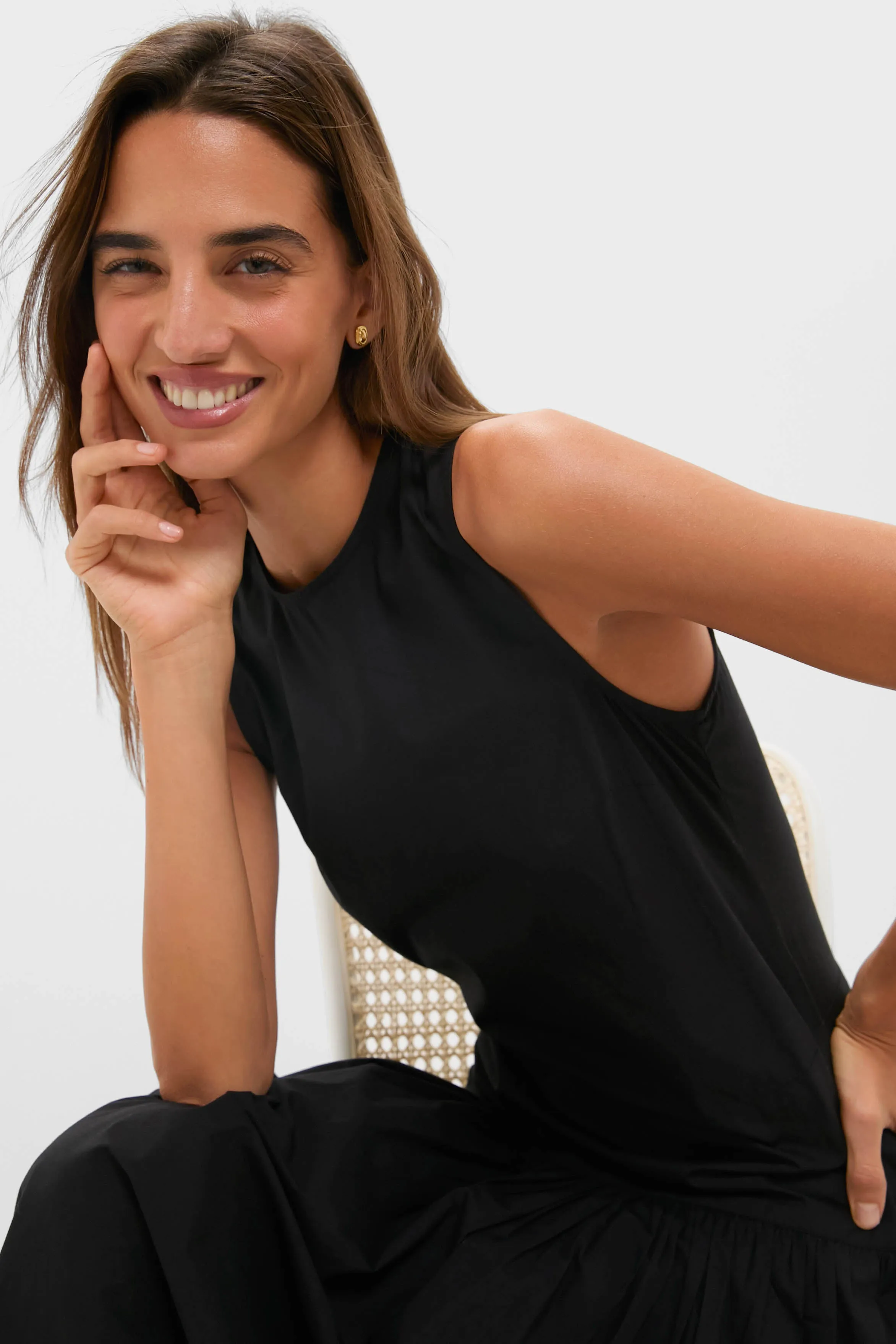 Black Jenetta Maxi Dress sold by Tuckernuck product image thumbnail 5