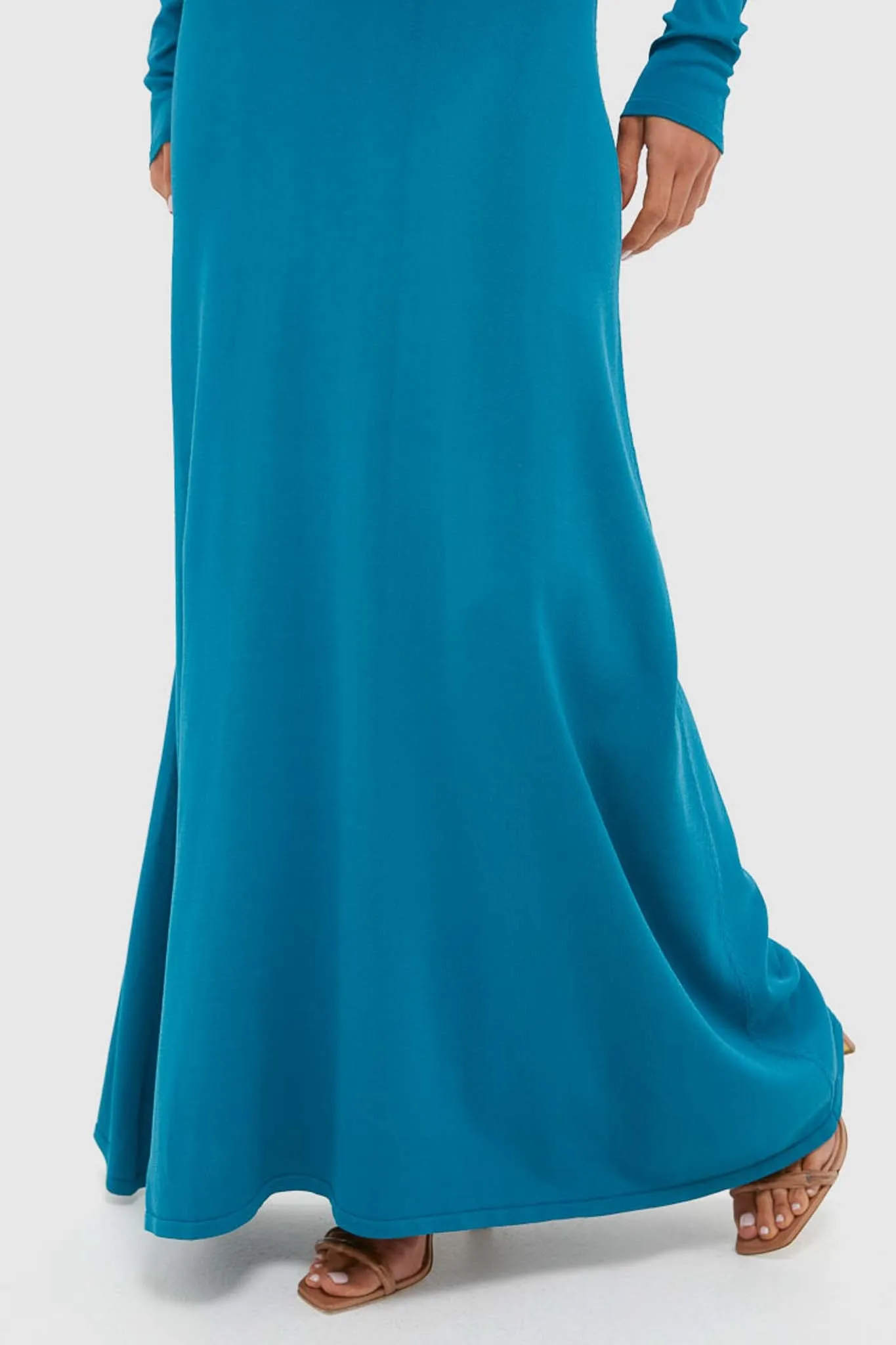 Nocturnal Blue Dora Long Sleeve Maxi Dress sold by Tuckernuck product image thumbnail 5