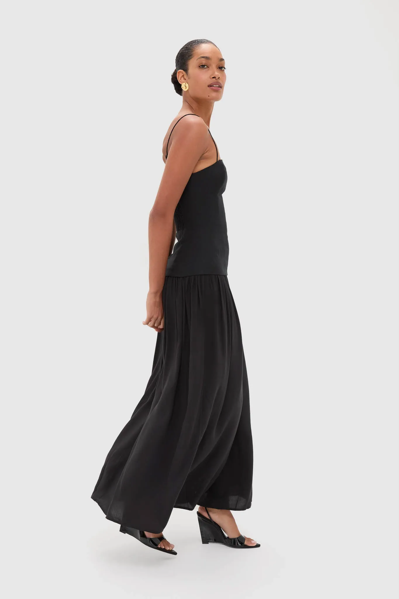 Black Lenise Maxi Dress sold by Tuckernuck product image thumbnail 3