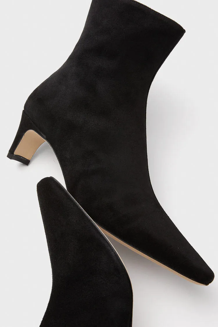 Black Suede Wally Ankle Boot sold by Tuckernuck product image thumbnail 3