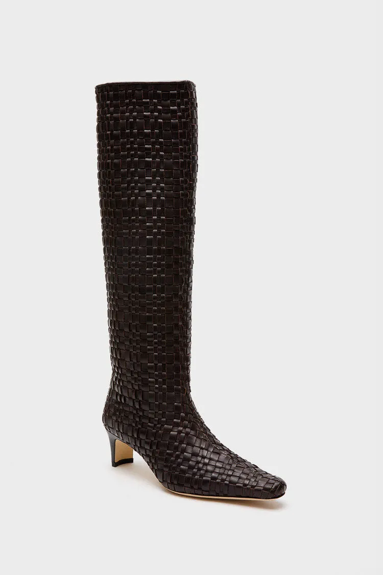 Espresso Woven Wally Boot sold by Tuckernuck