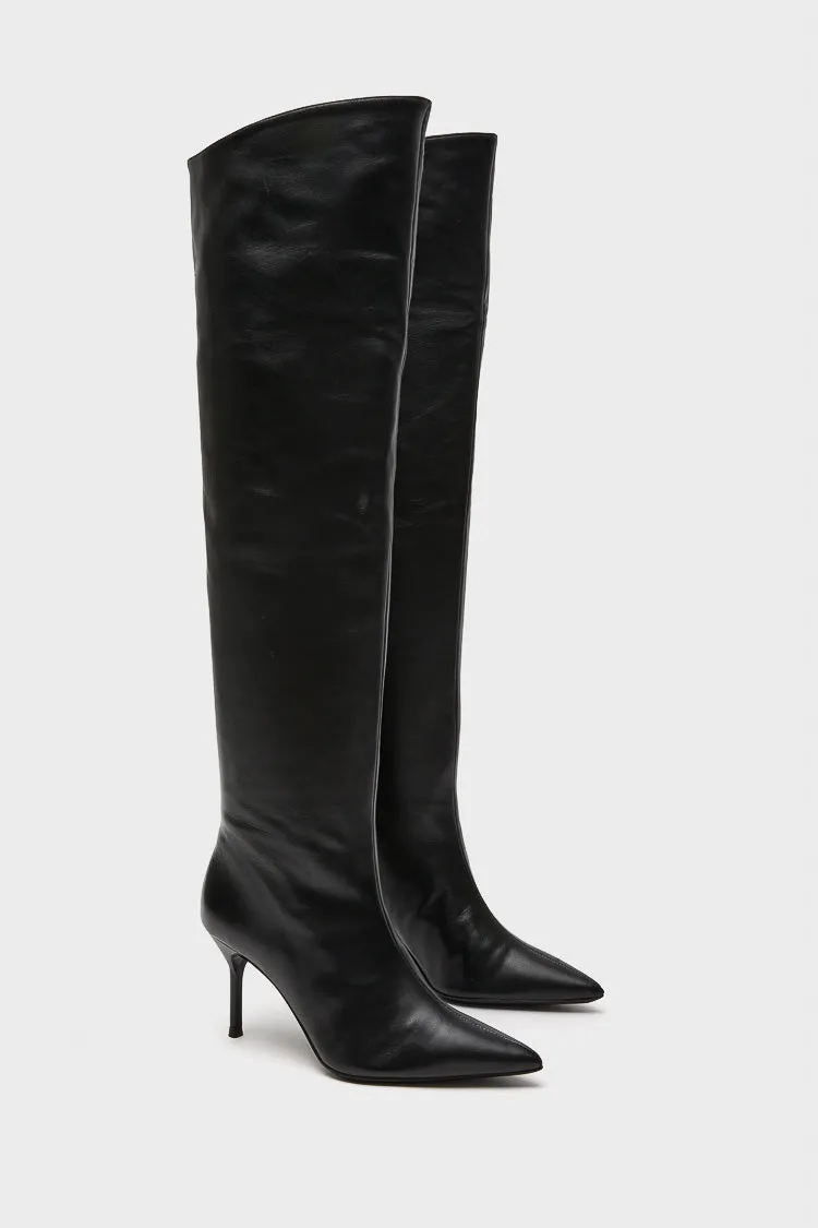 Black Sebastian Over The Knee Boot sold by Tuckernuck product image thumbnail 2