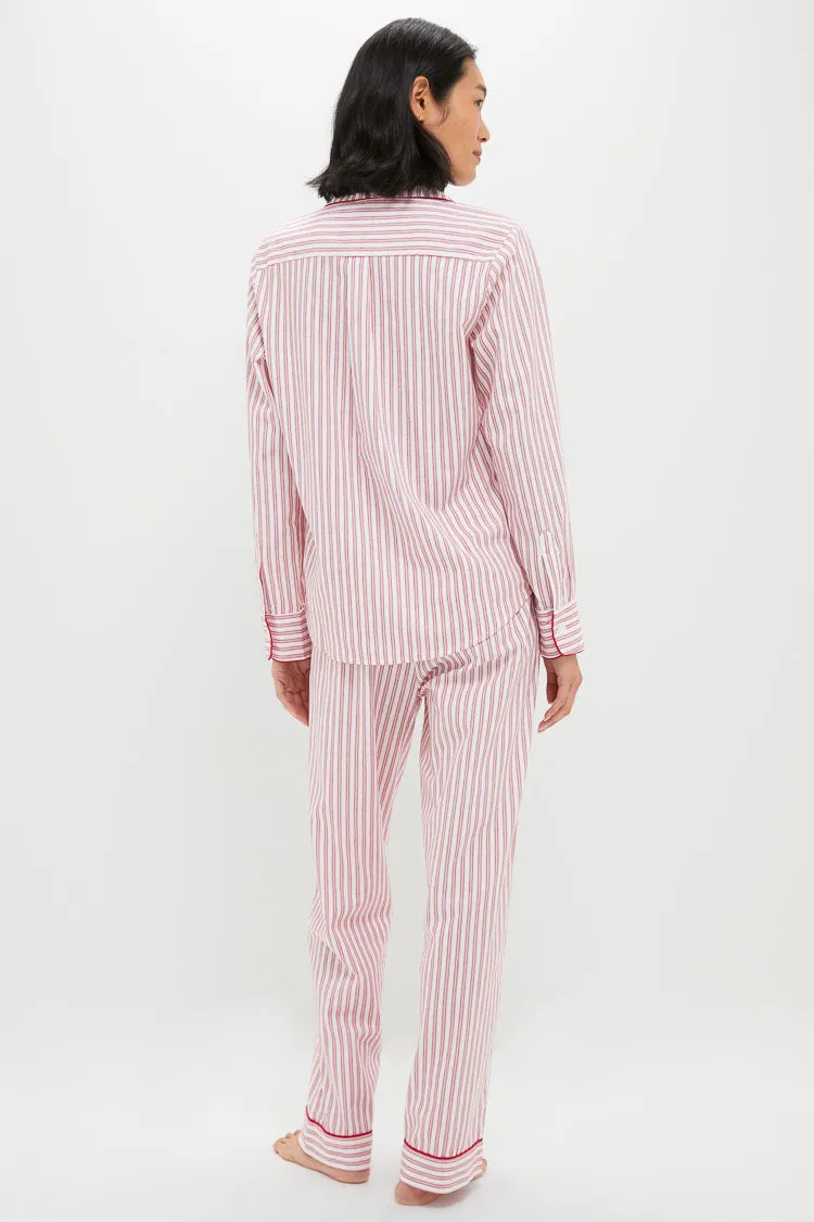 Antique Red Ticking Long Sleeve Pants Set sold by Tuckernuck product image thumbnail 4