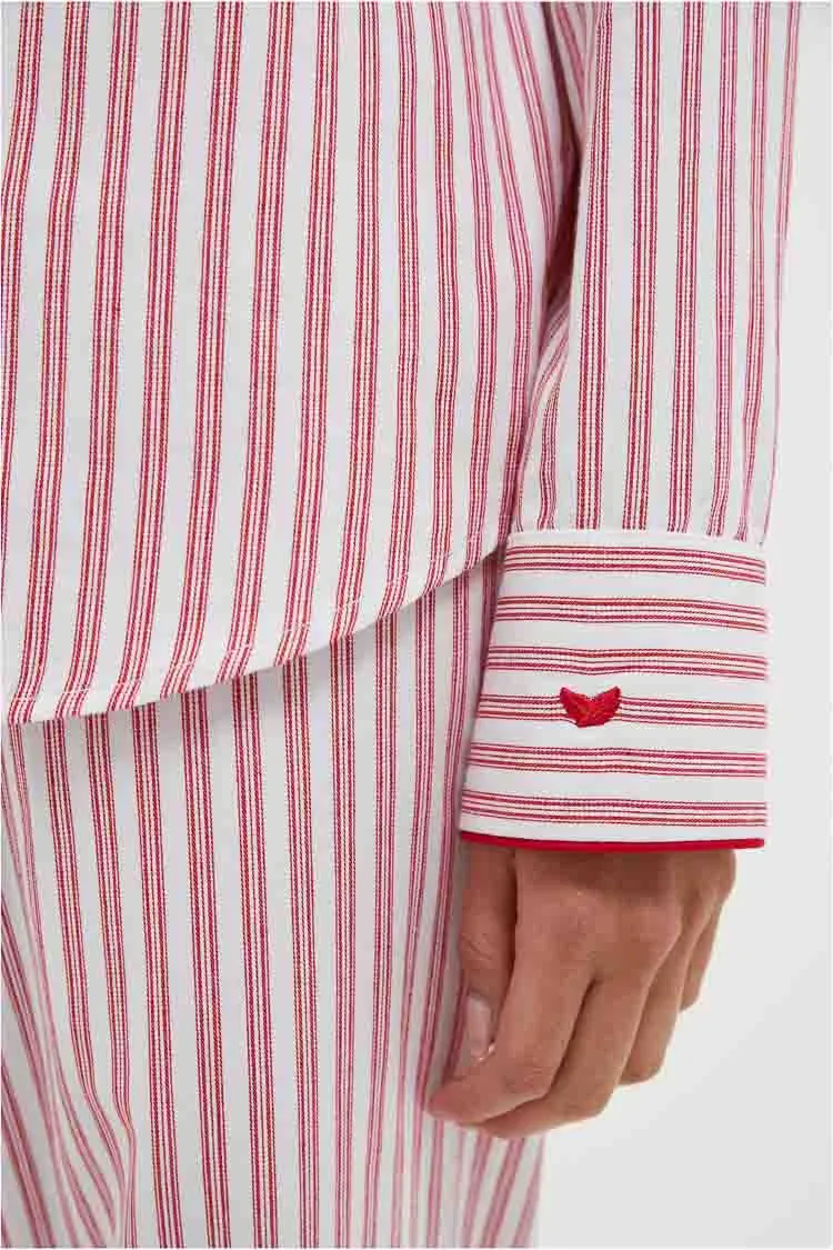 Antique Red Ticking Long Sleeve Pants Set sold by Tuckernuck product image thumbnail 5