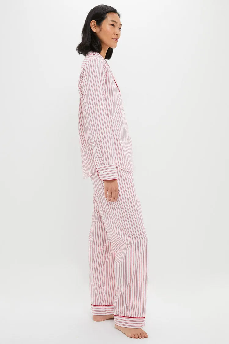 Antique Red Ticking Long Sleeve Pants Set sold by Tuckernuck product image thumbnail 3