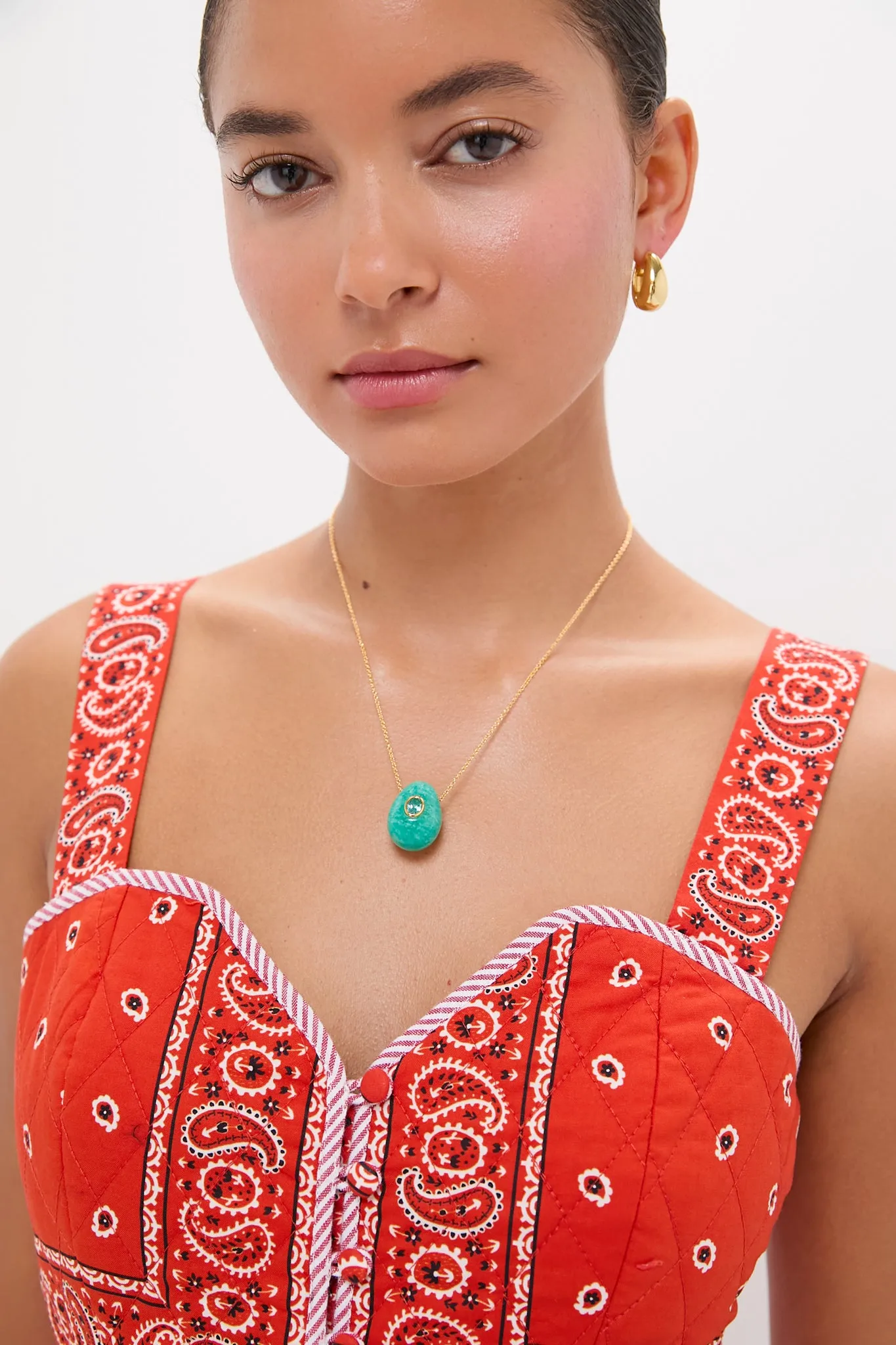 Brazilian Amazonite Constance Necklace sold by Tuckernuck product image thumbnail 2