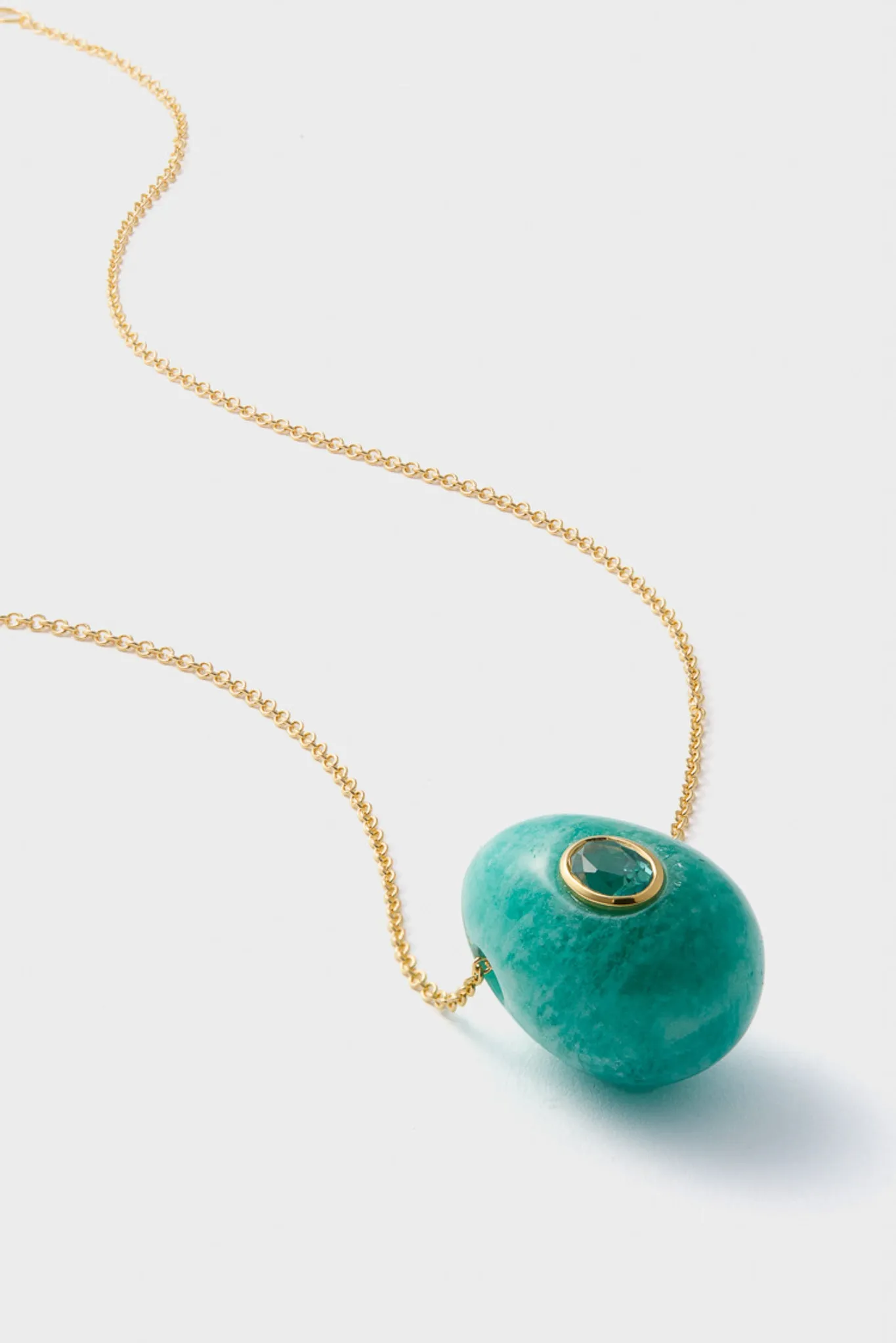 Brazilian Amazonite Constance Necklace sold by Tuckernuck product image thumbnail 4