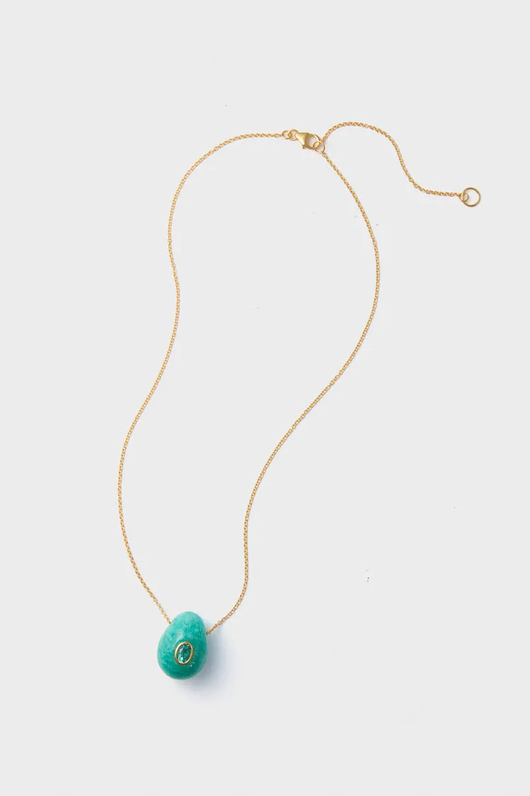 Brazilian Amazonite Constance Necklace sold by Tuckernuck
