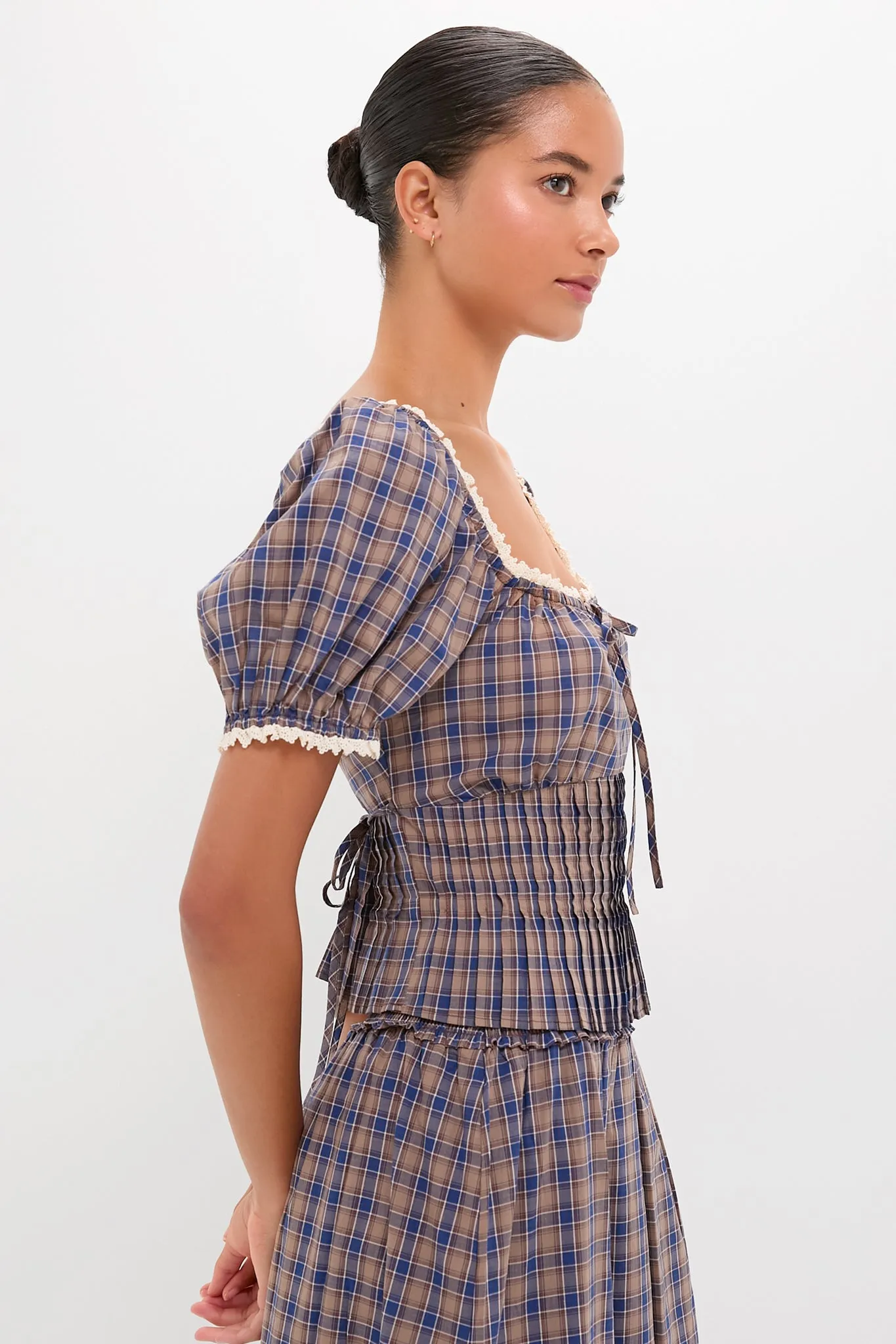 Spencer Plaid Paulina Top sold by Tuckernuck product image thumbnail 3