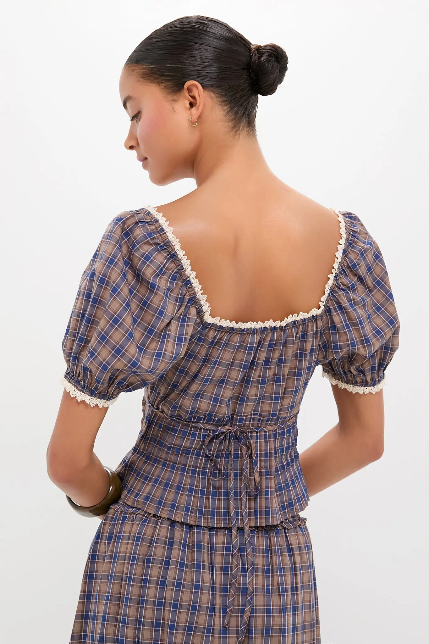 Spencer Plaid Paulina Top sold by Tuckernuck product image thumbnail 4