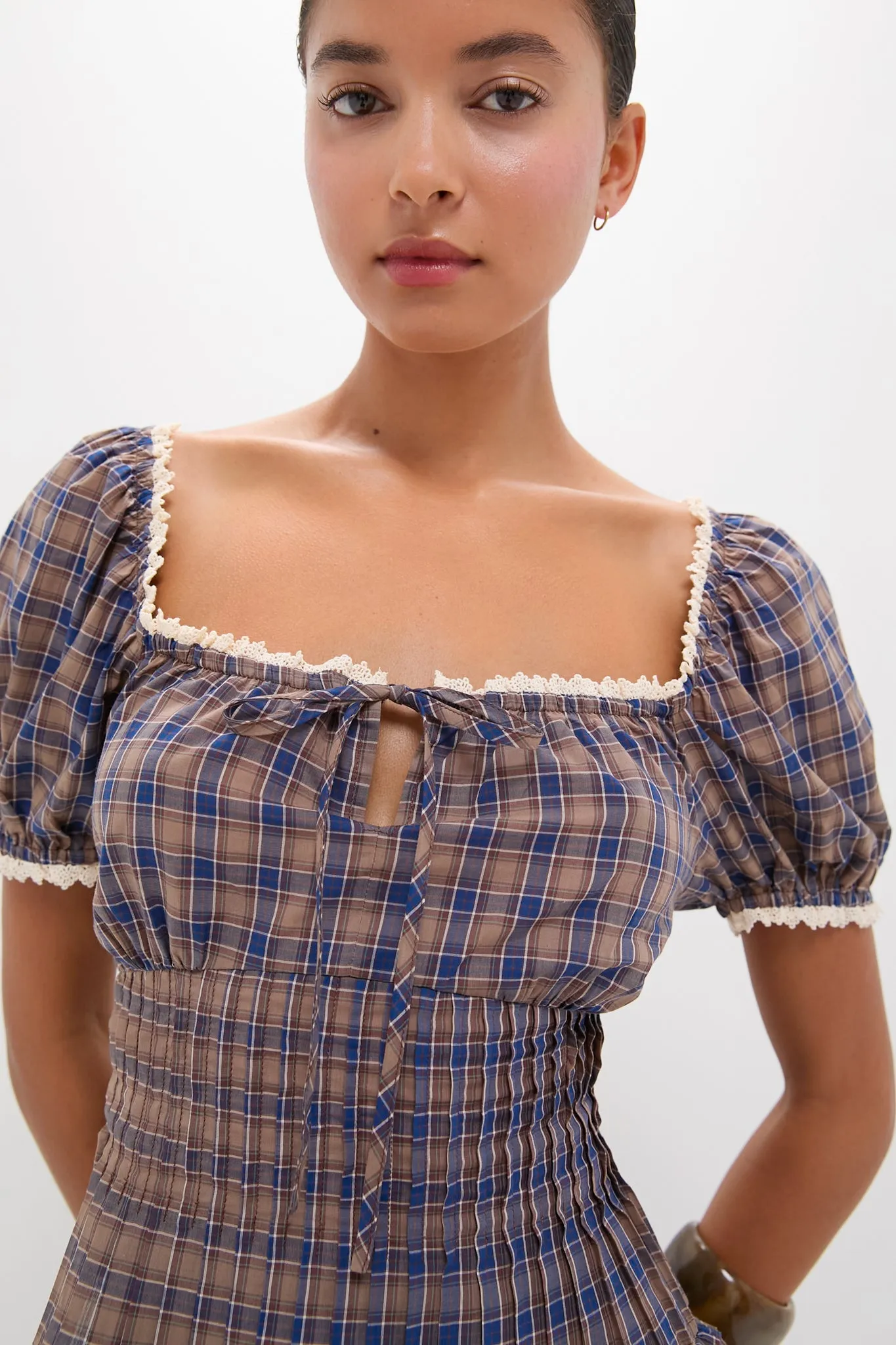 Spencer Plaid Paulina Top sold by Tuckernuck product image thumbnail 5