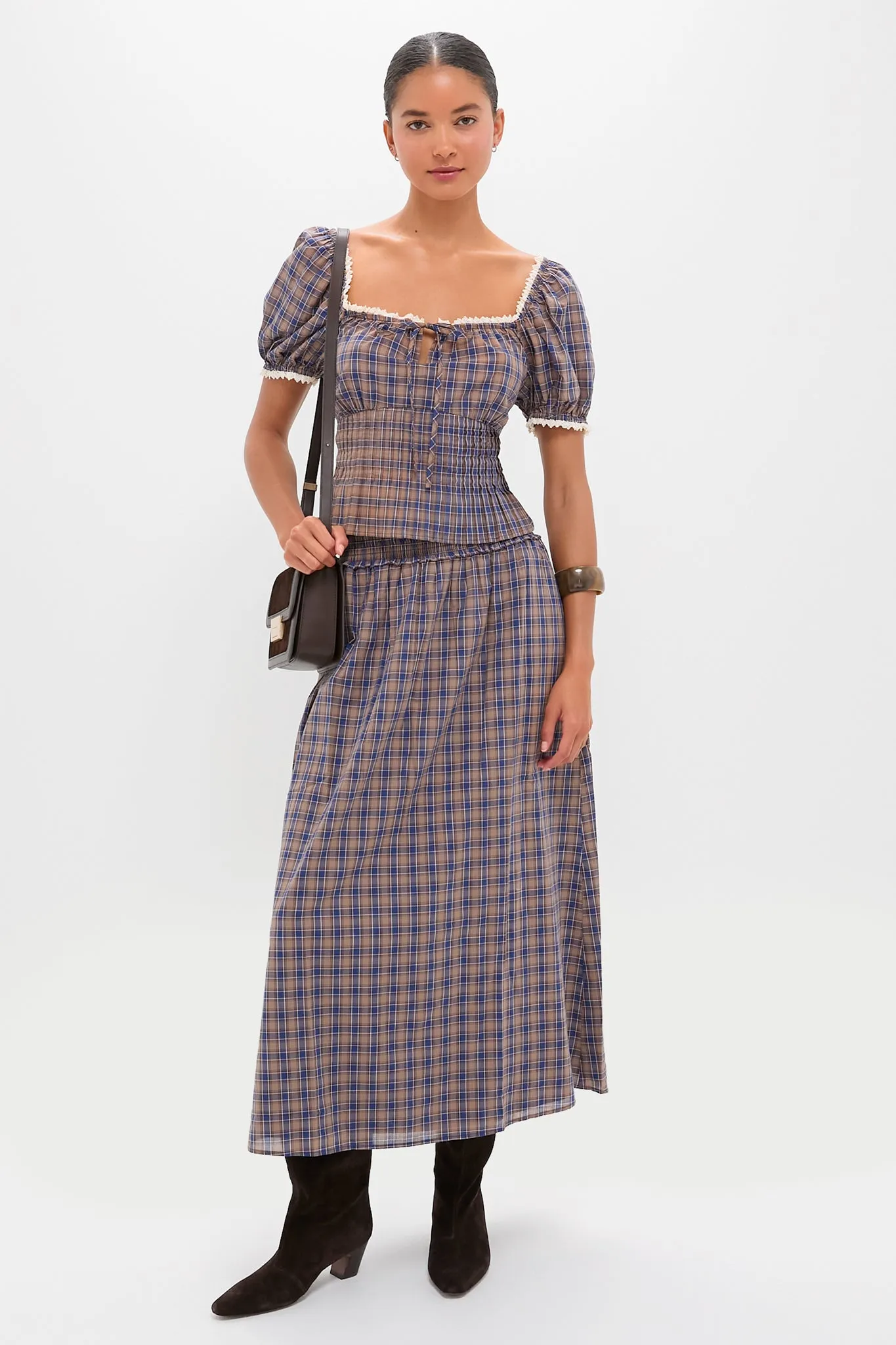 Spencer Plaid Paulina Top sold by Tuckernuck product image thumbnail 2