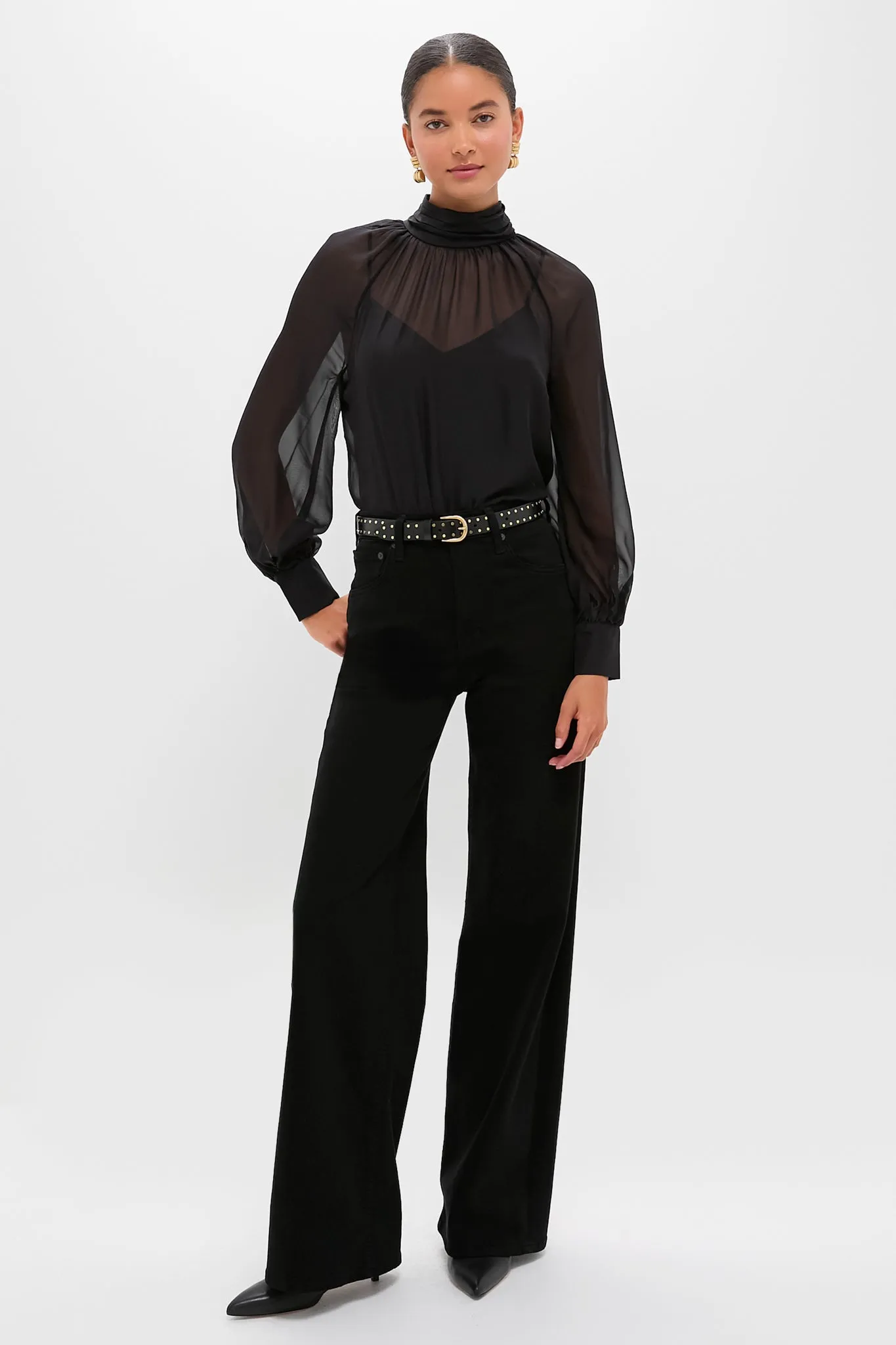 Black Alyssa Blouse sold by Tuckernuck product image thumbnail 2
