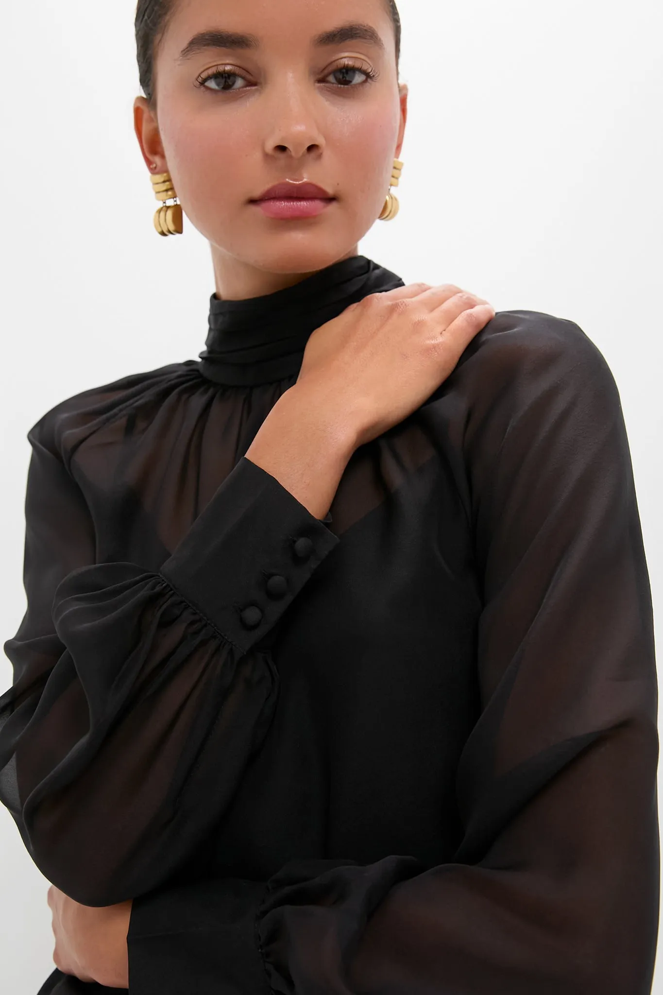 Black Alyssa Blouse sold by Tuckernuck product image thumbnail 5