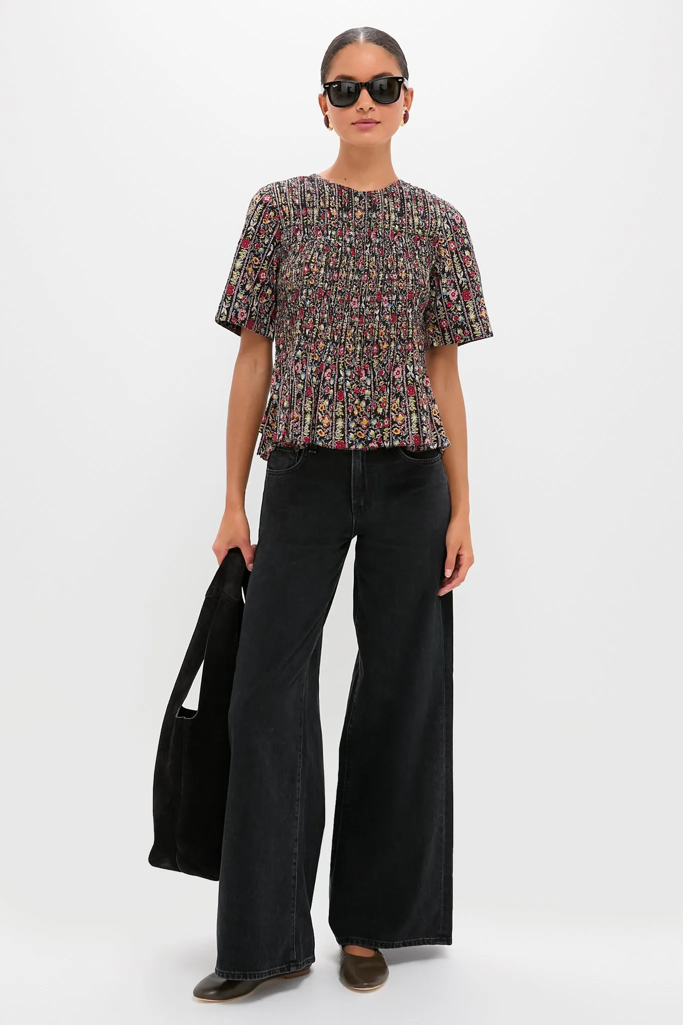 Garland Print Smocked Flounce Top sold by Tuckernuck product image thumbnail 2