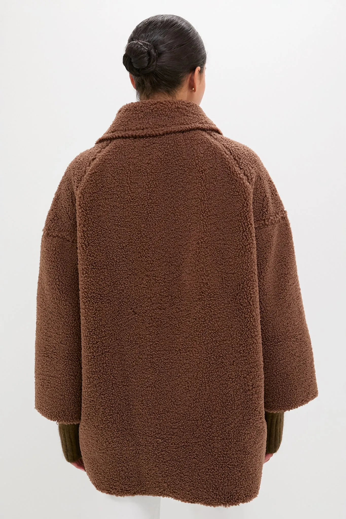 Chocolate Plush Car Coat sold by Tuckernuck product image thumbnail 4