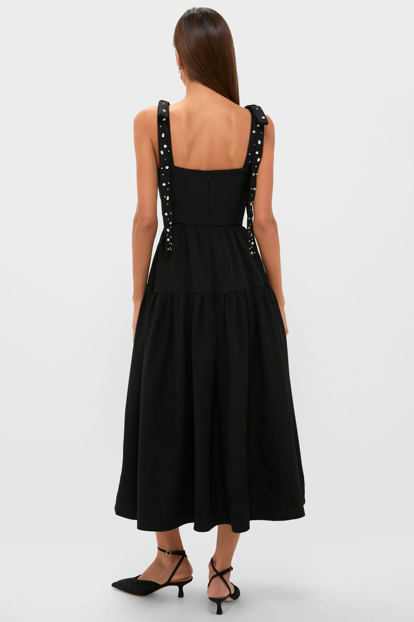 Black Embellished Agnes Maxi Dress sold by Tuckernuck product image thumbnail 4