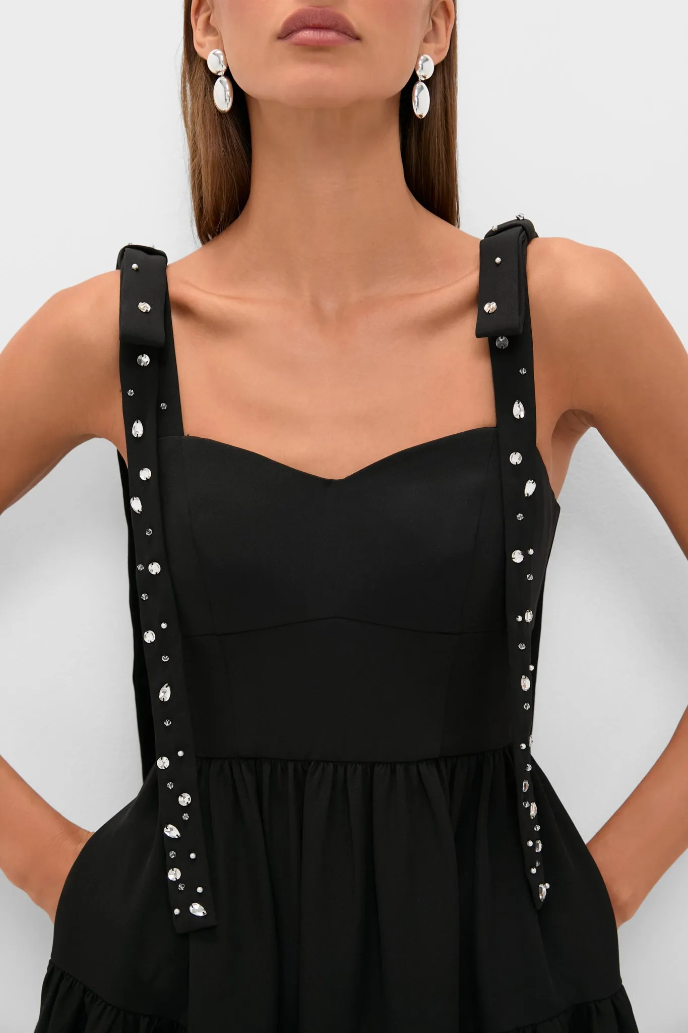 Black Embellished Agnes Maxi Dress sold by Tuckernuck product image thumbnail 5