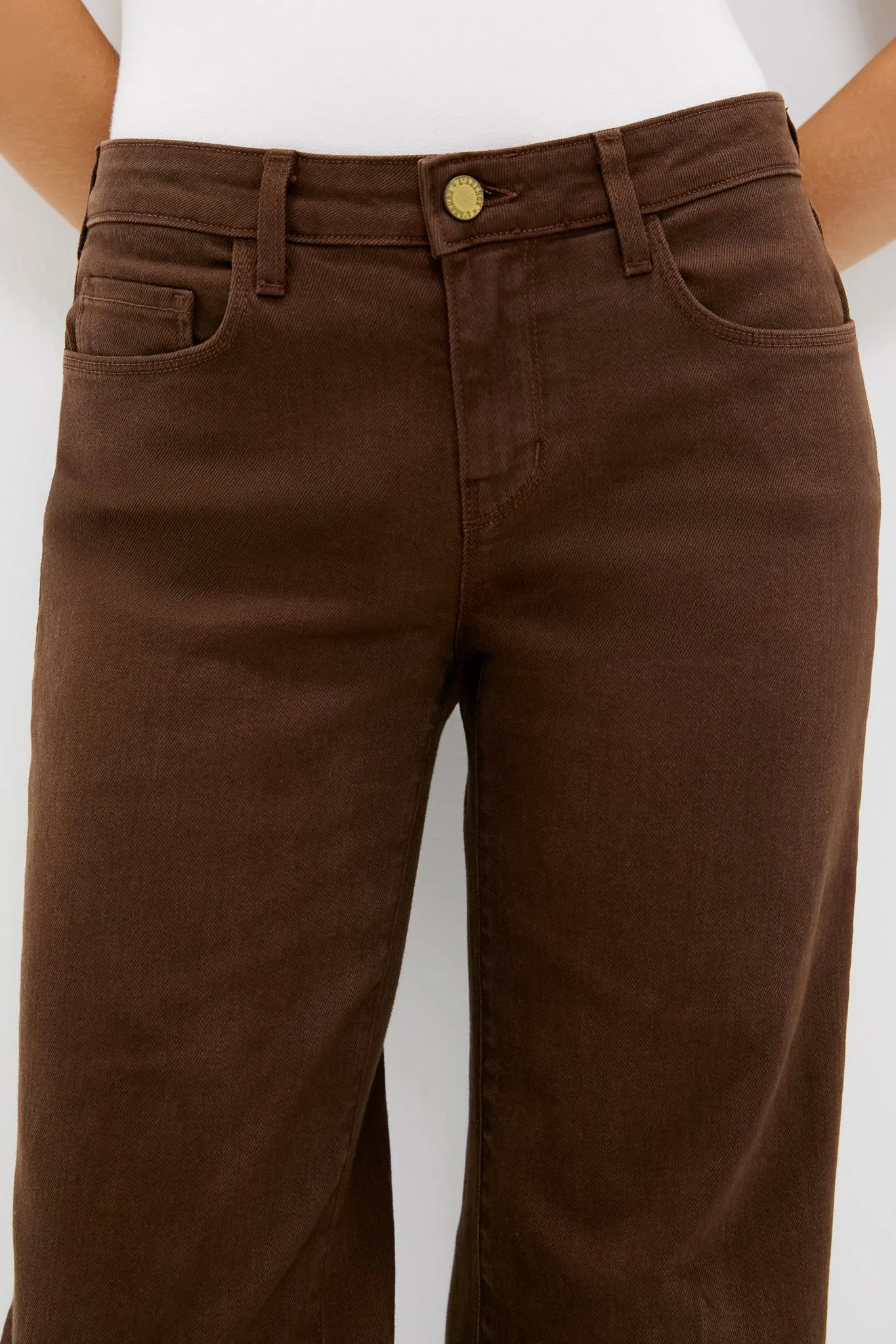 Brown Joanne Low Rise Wide Leg sold by Tuckernuck product image thumbnail 5