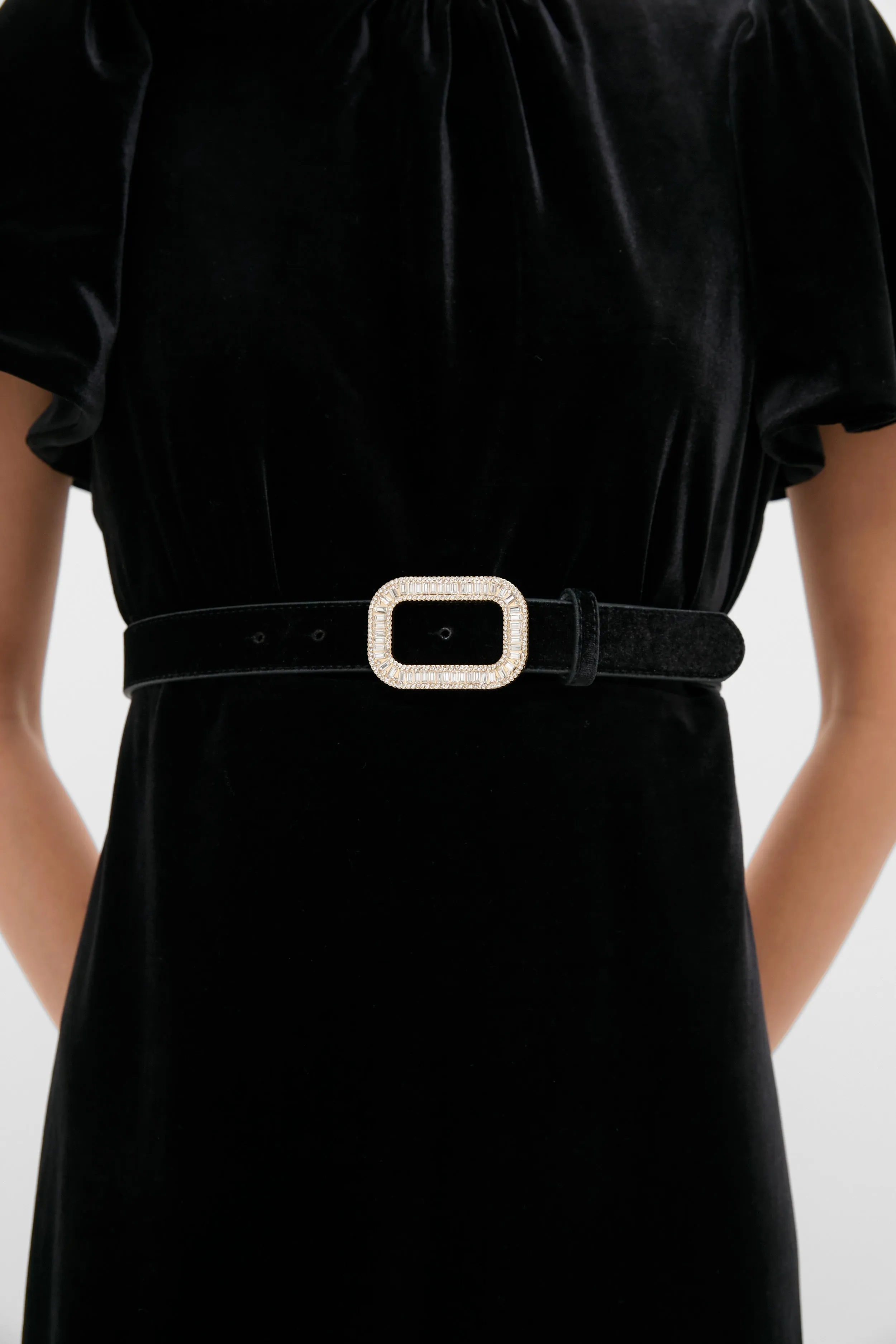 Black Velvet Waist Belt sold by Tuckernuck product image thumbnail 2