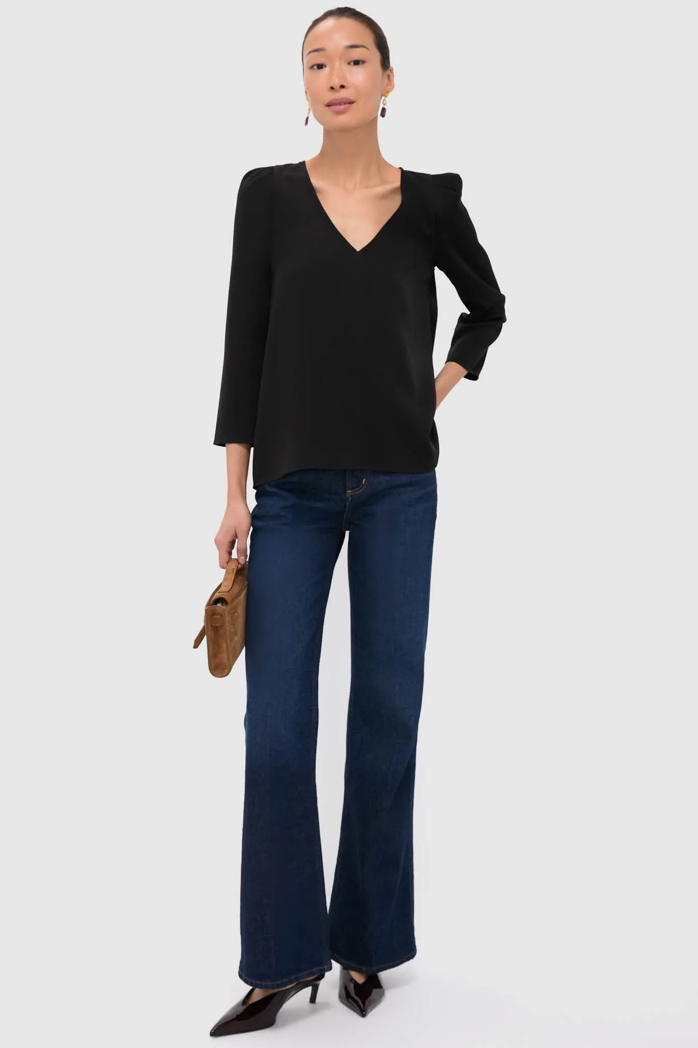 Wine Allie Earrings sold by Tuckernuck product image thumbnail 3