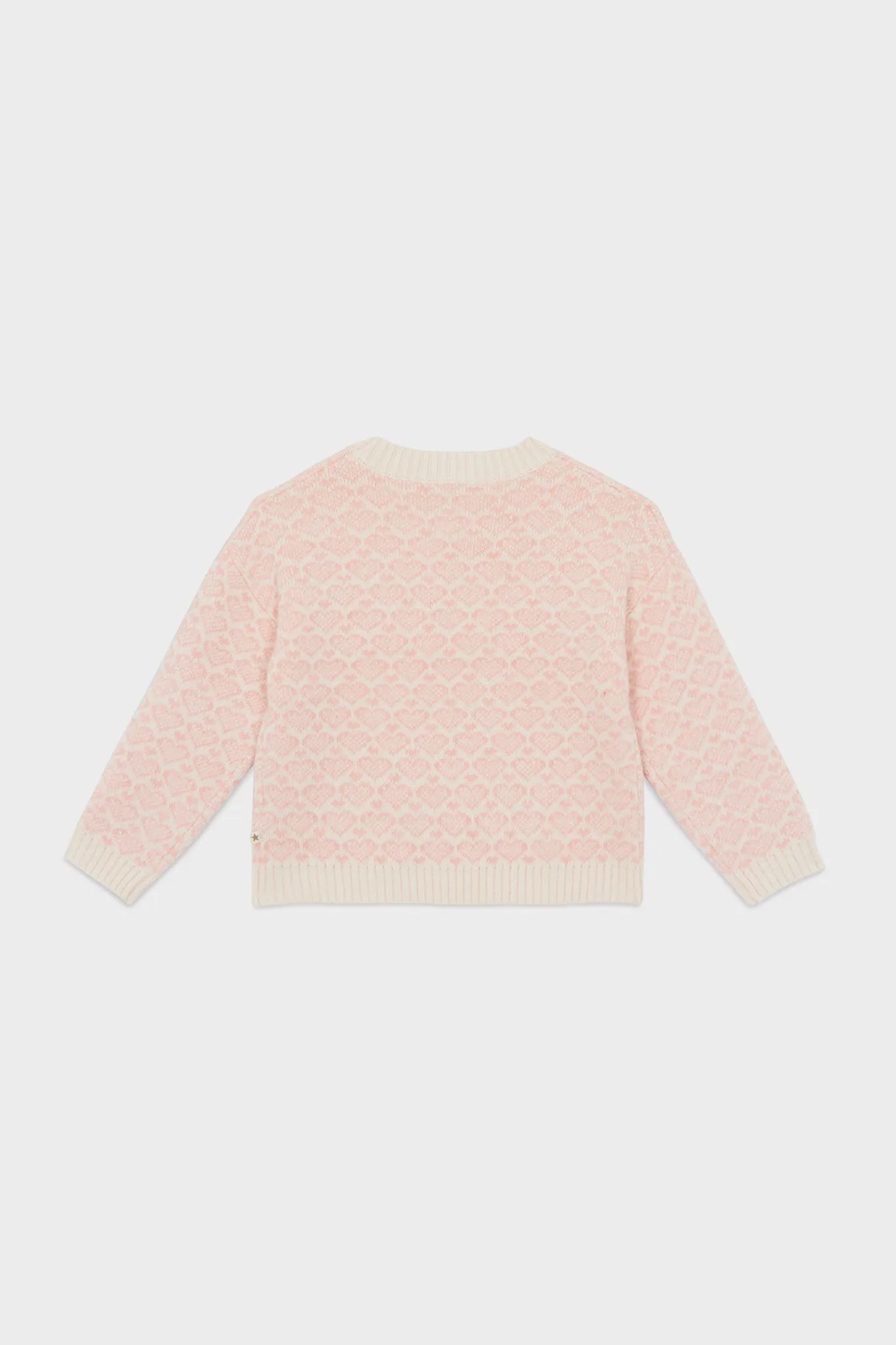 Light Pink Heart Sweater sold by Tuckernuck product image thumbnail 4