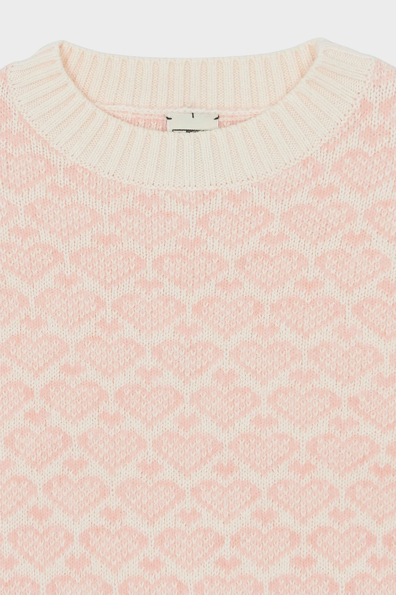 Light Pink Heart Sweater sold by Tuckernuck product image thumbnail 3