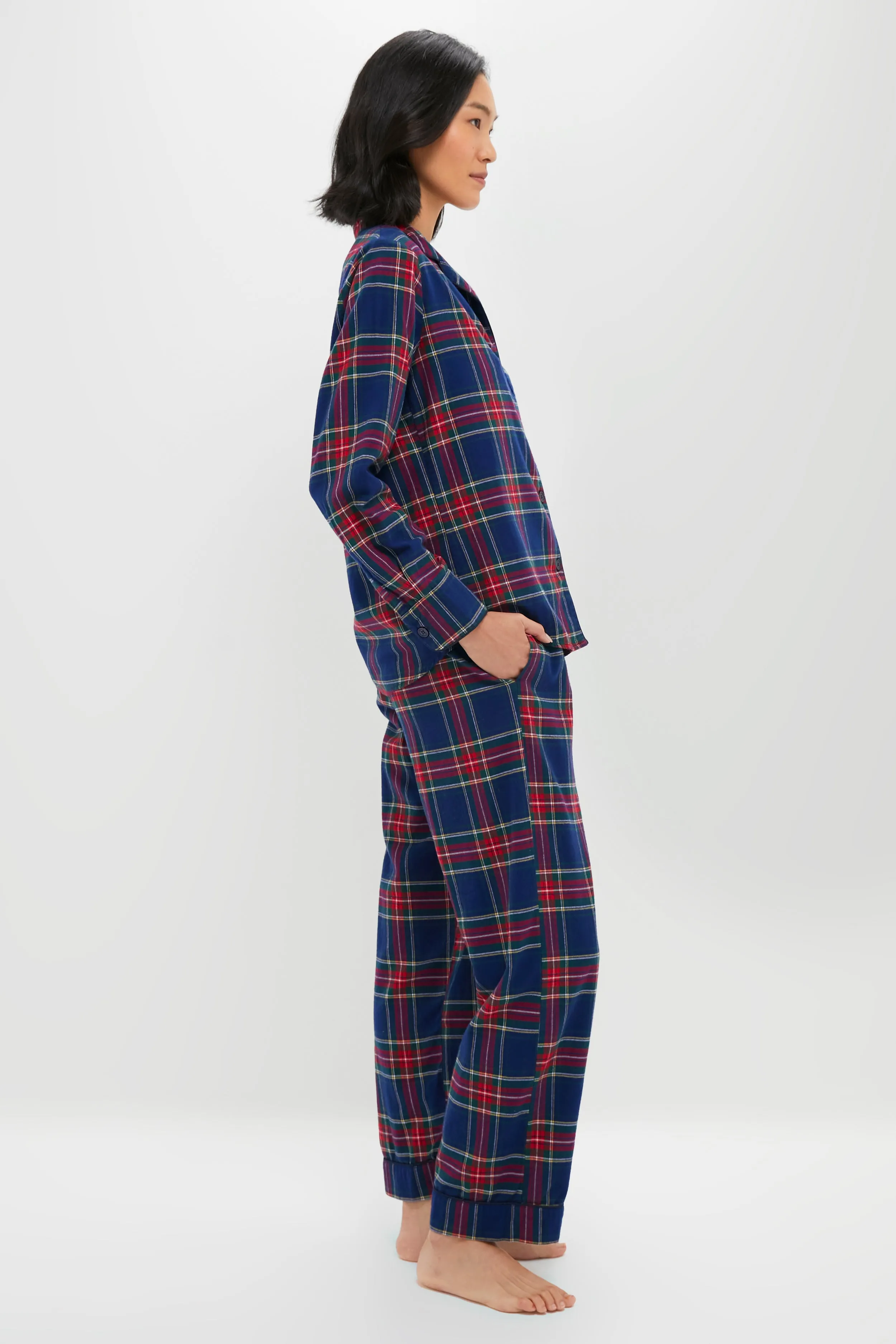Womens Windsor Tartan Pajama Set sold by Tuckernuck product image thumbnail 3
