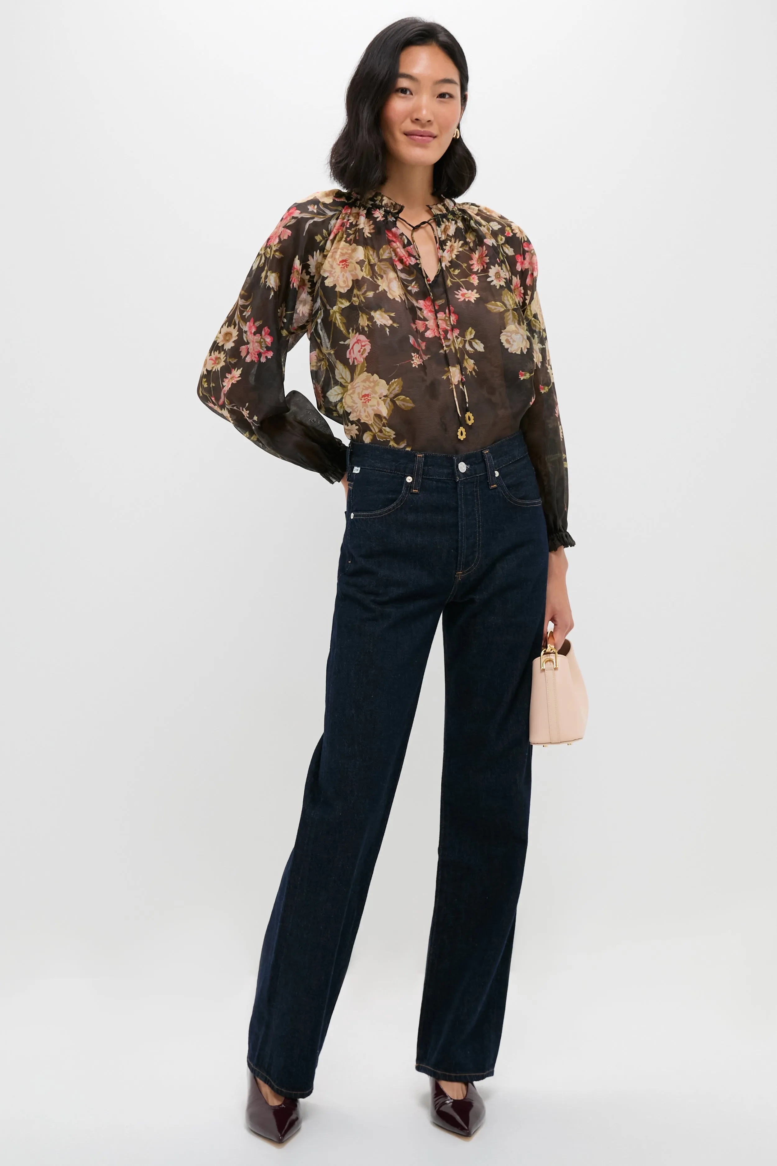 Multi Jolie Print Long Sleeve Top sold by Tuckernuck product image thumbnail 2