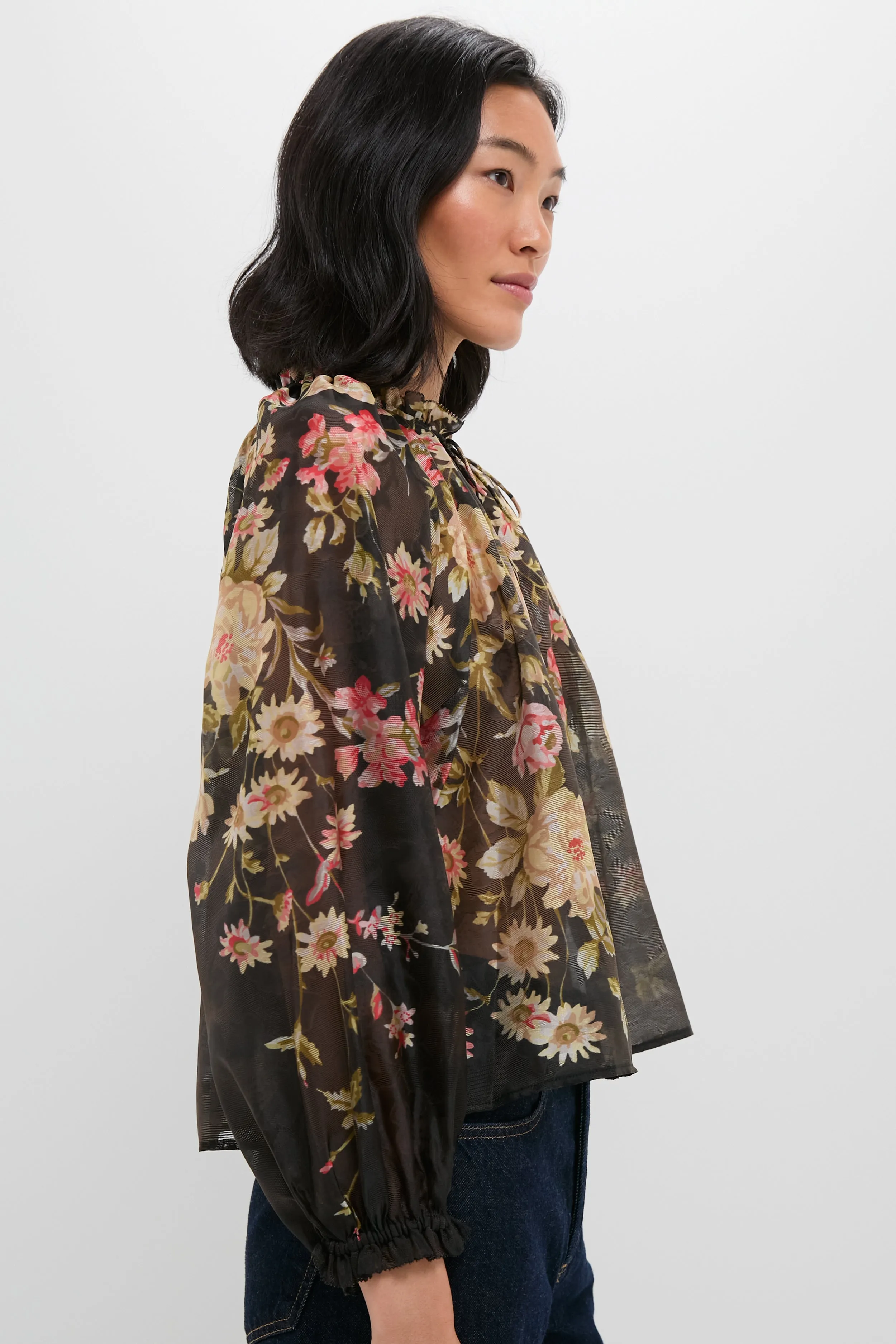 Multi Jolie Print Long Sleeve Top sold by Tuckernuck product image thumbnail 3