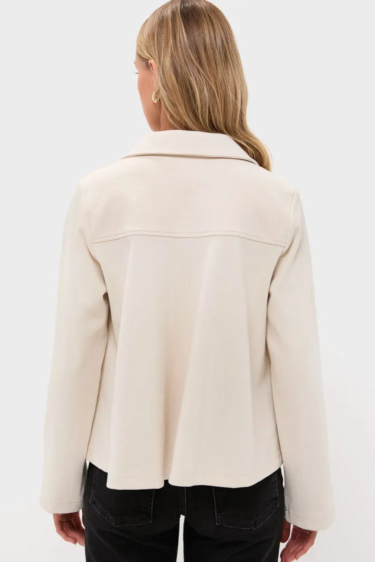 Cream Carlyn Long Sleeve Polo sold by Tuckernuck product image thumbnail 4