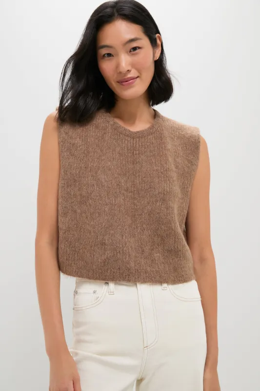Doe Brushed Melange Sweater sold by Tuckernuck