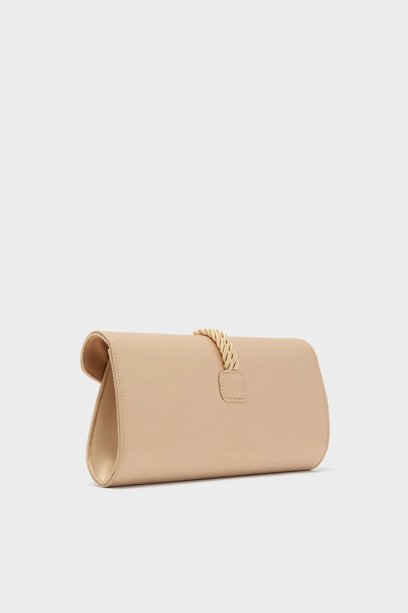 Champagne Satin Gabrielle Clutch sold by Tuckernuck product image thumbnail 4