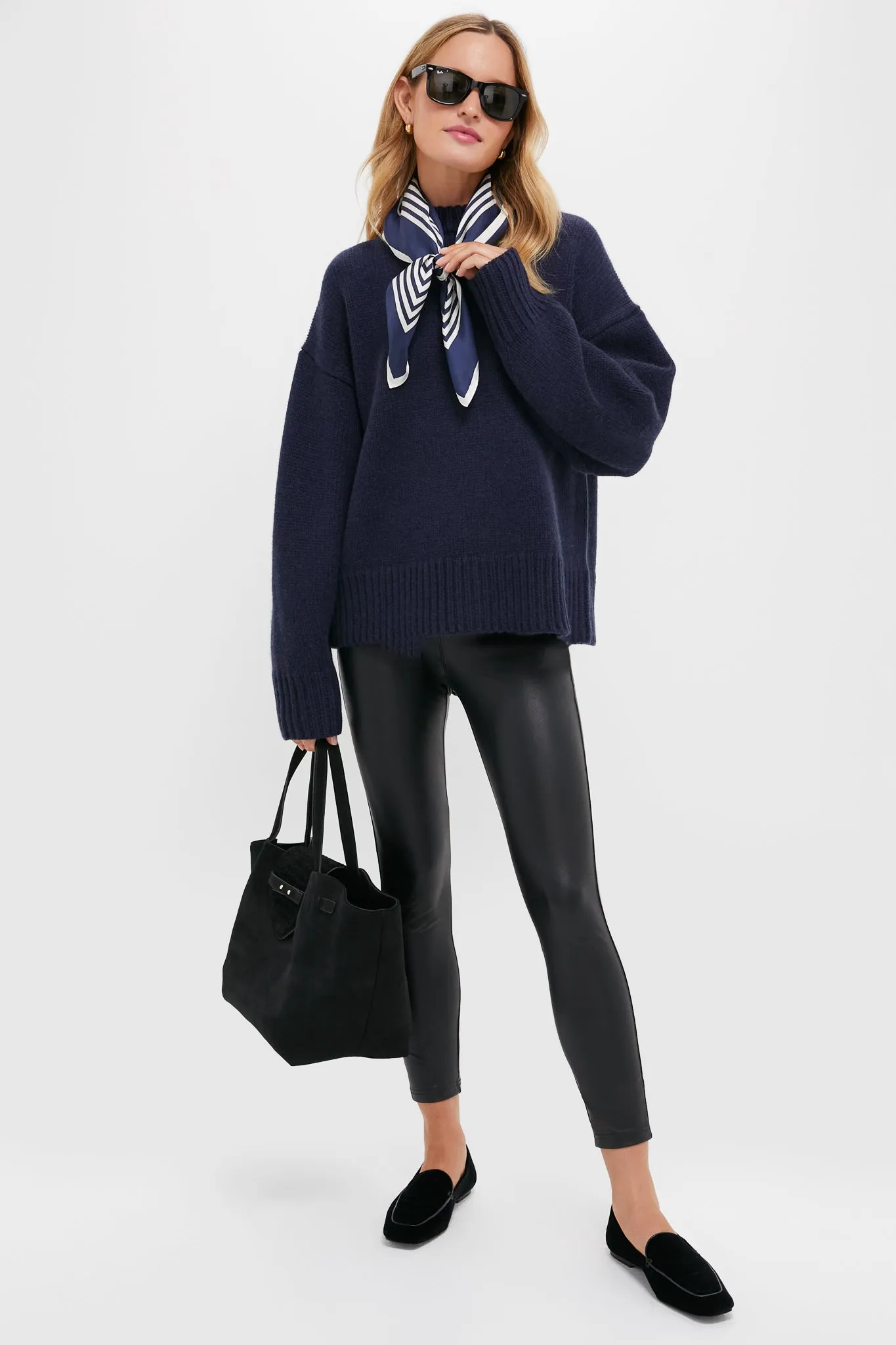 Black Suede Blaine Tote sold by Tuckernuck product image thumbnail 2