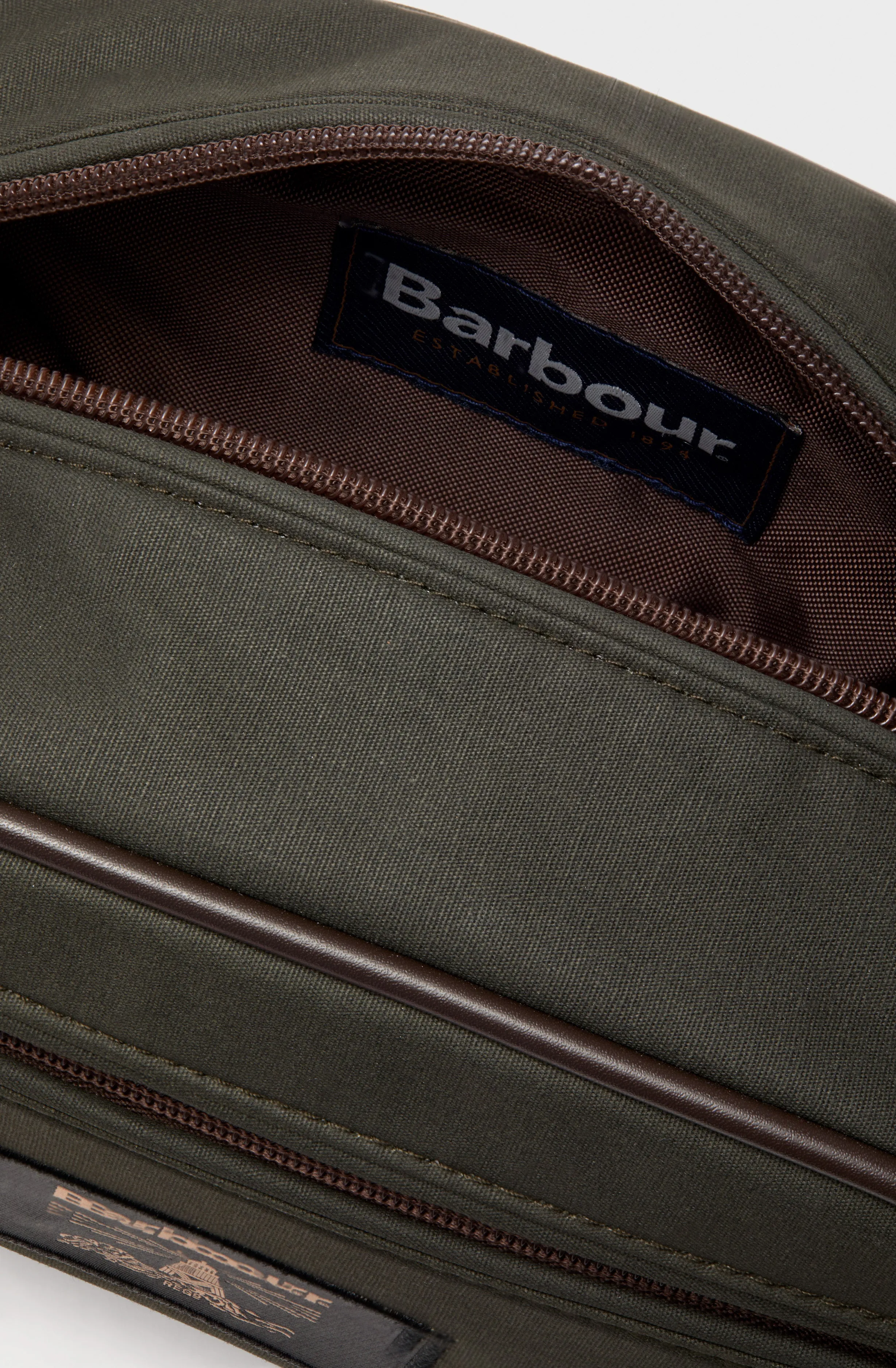 Olive Wax Washbag sold by Tuckernuck product image thumbnail 2