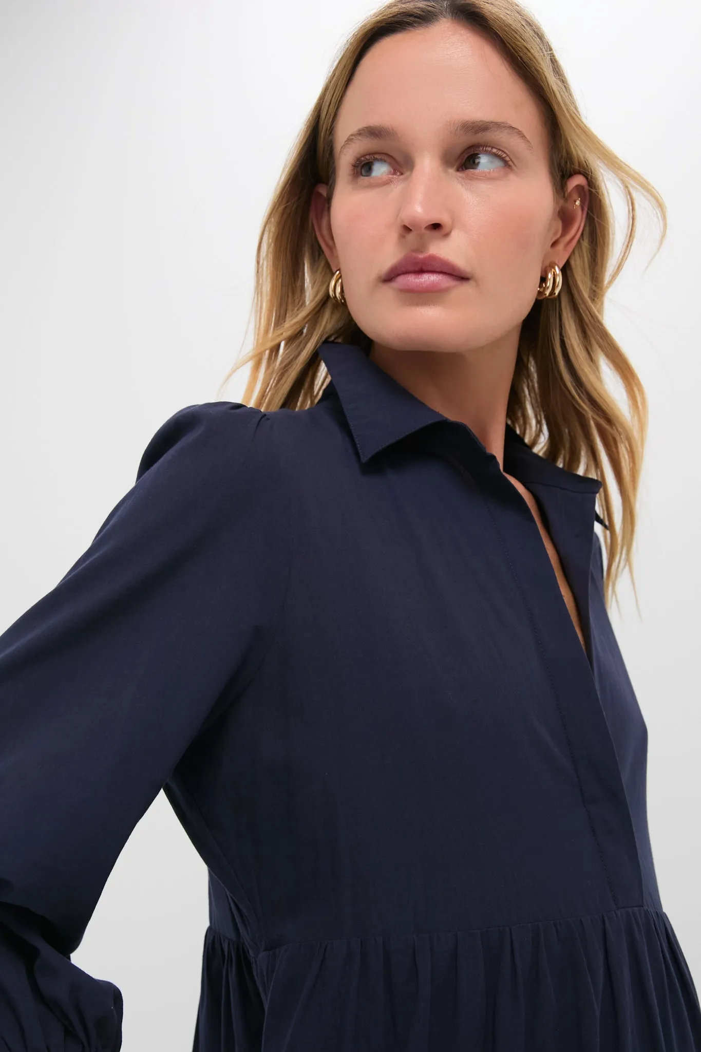 Navy Cotton Mabel Maxi Dress sold by Tuckernuck product image thumbnail 5