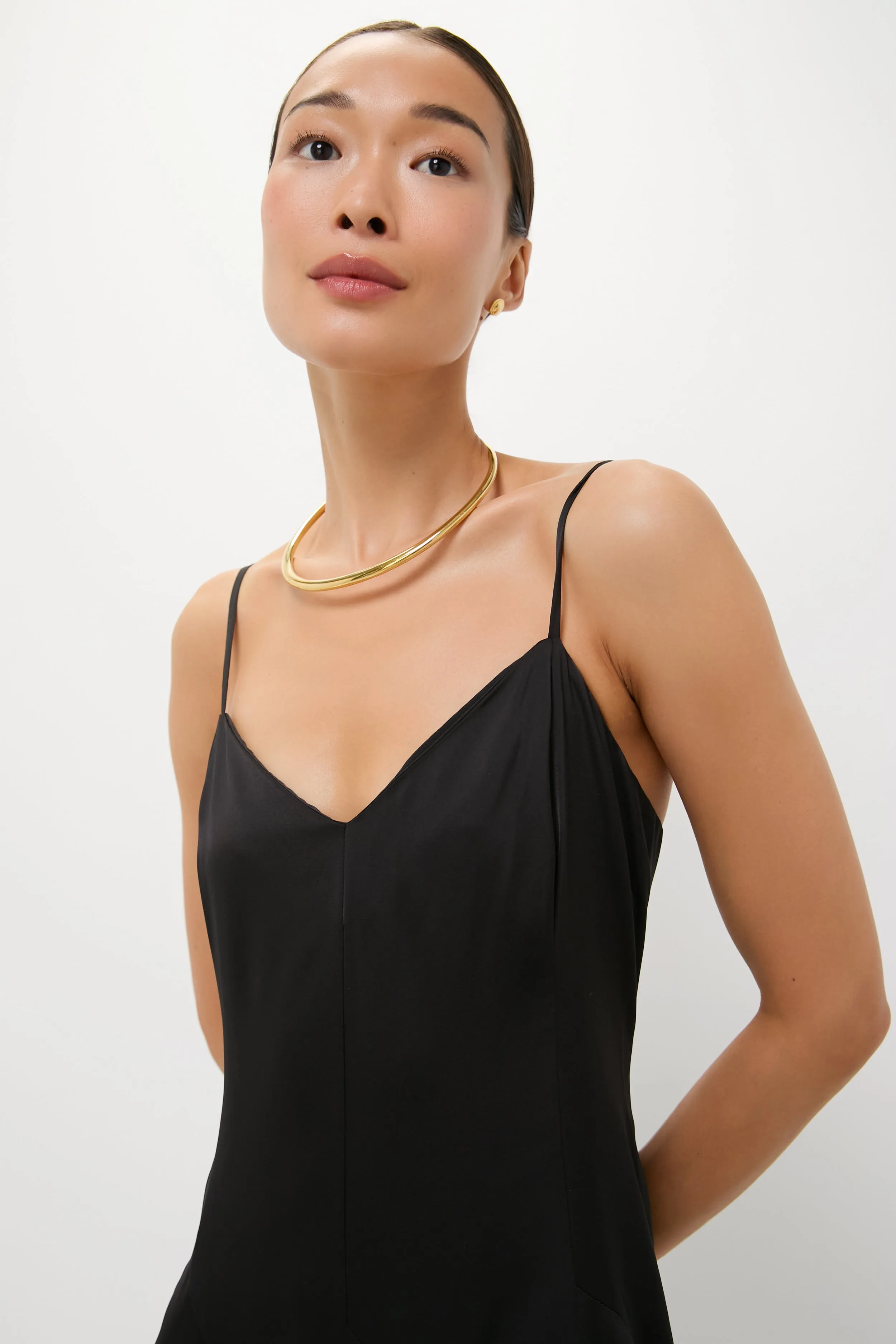 Polo Black Paneled Satin Dress sold by Tuckernuck product image thumbnail 5