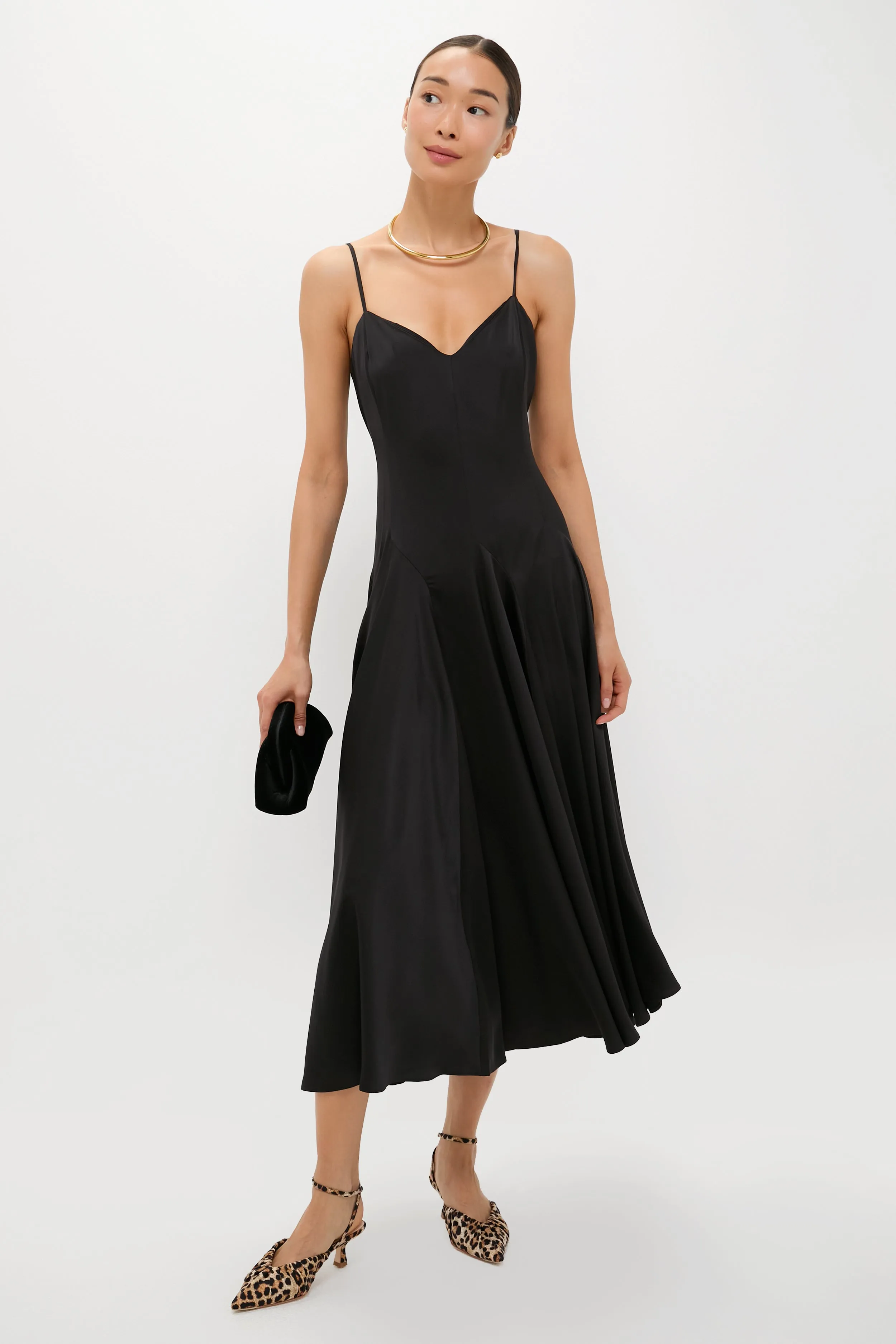 Polo Black Paneled Satin Dress sold by Tuckernuck product image thumbnail 2