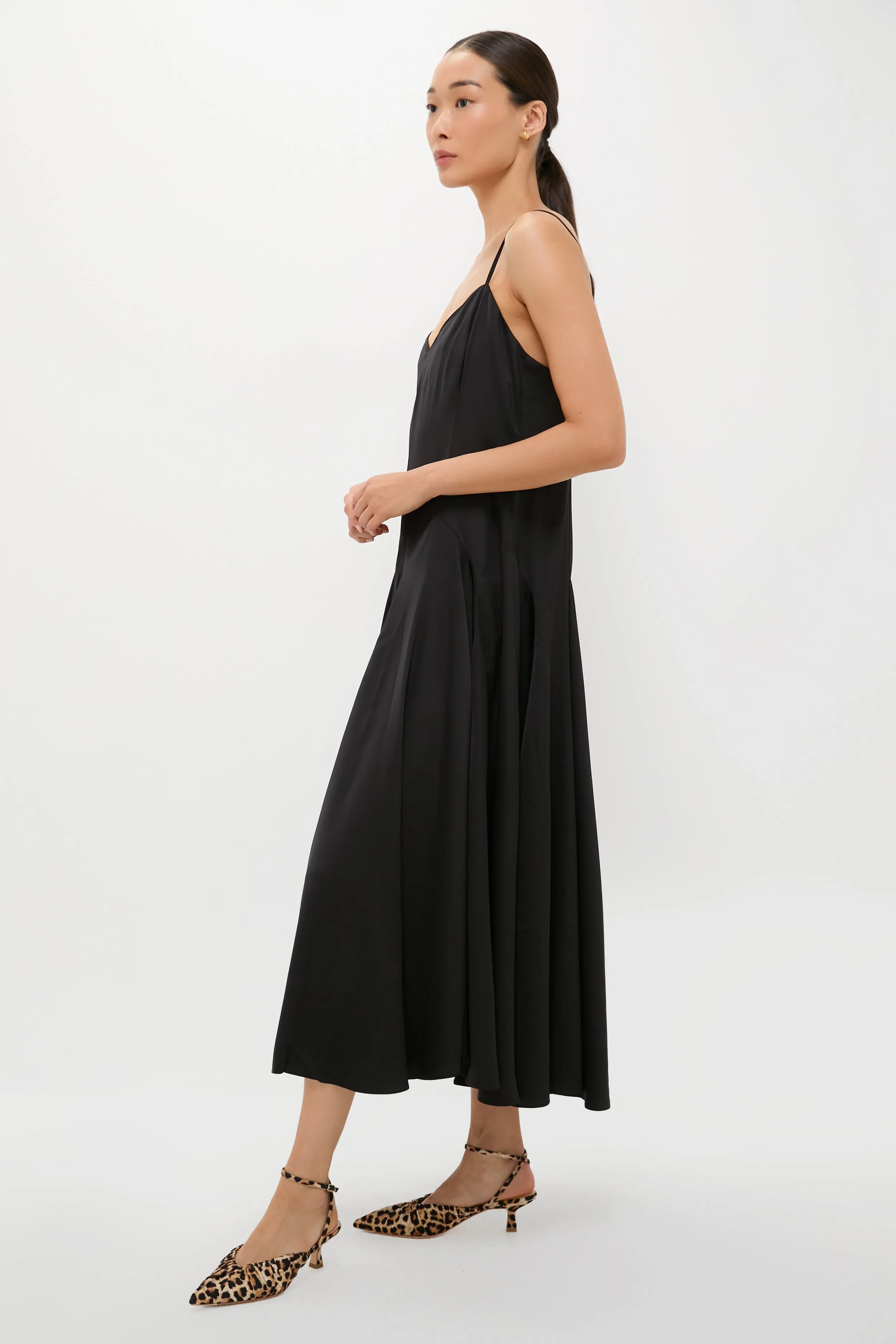 Polo Black Paneled Satin Dress sold by Tuckernuck product image thumbnail 3
