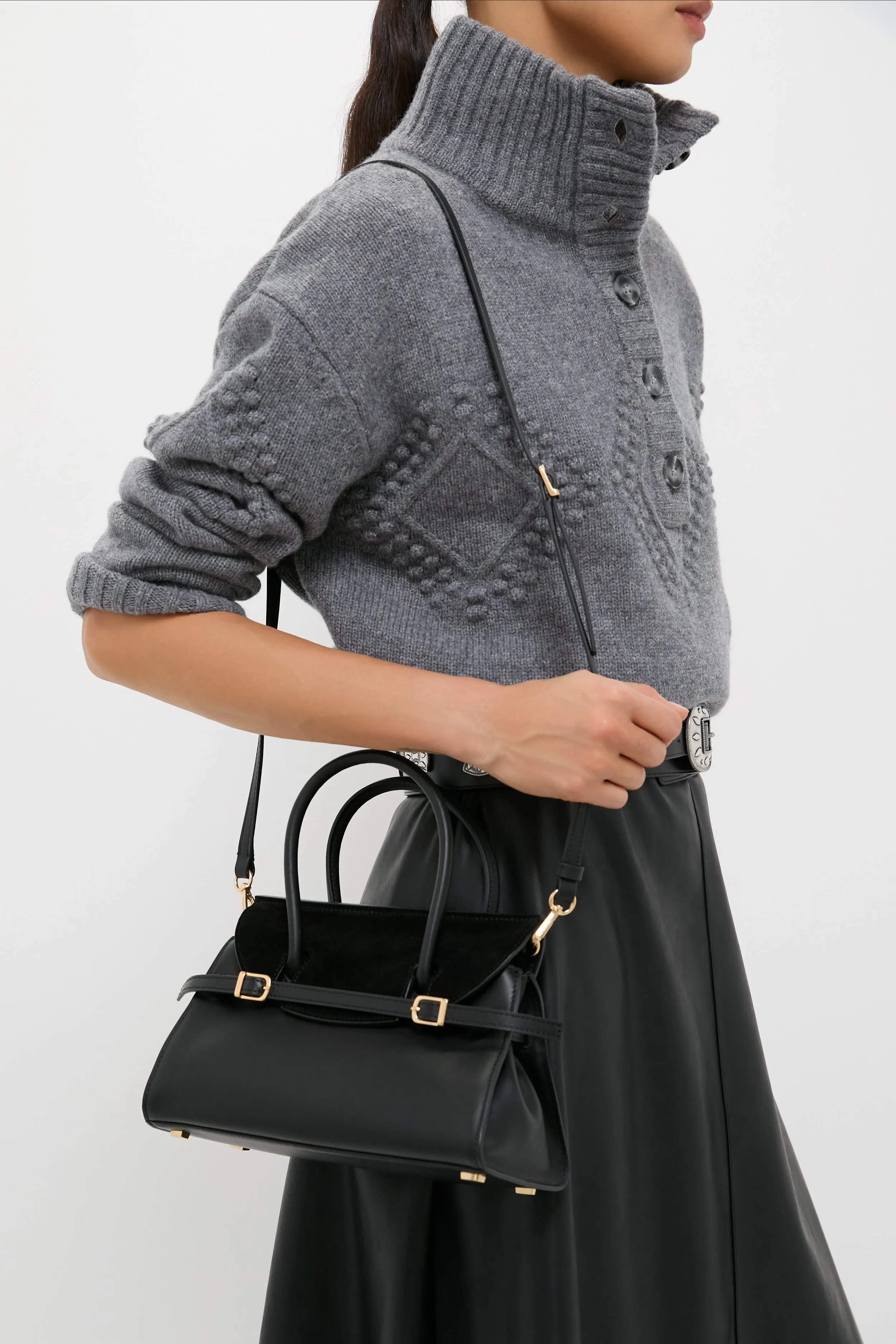 Black River Small Suede Top Handle Bag sold by Tuckernuck product image thumbnail 2