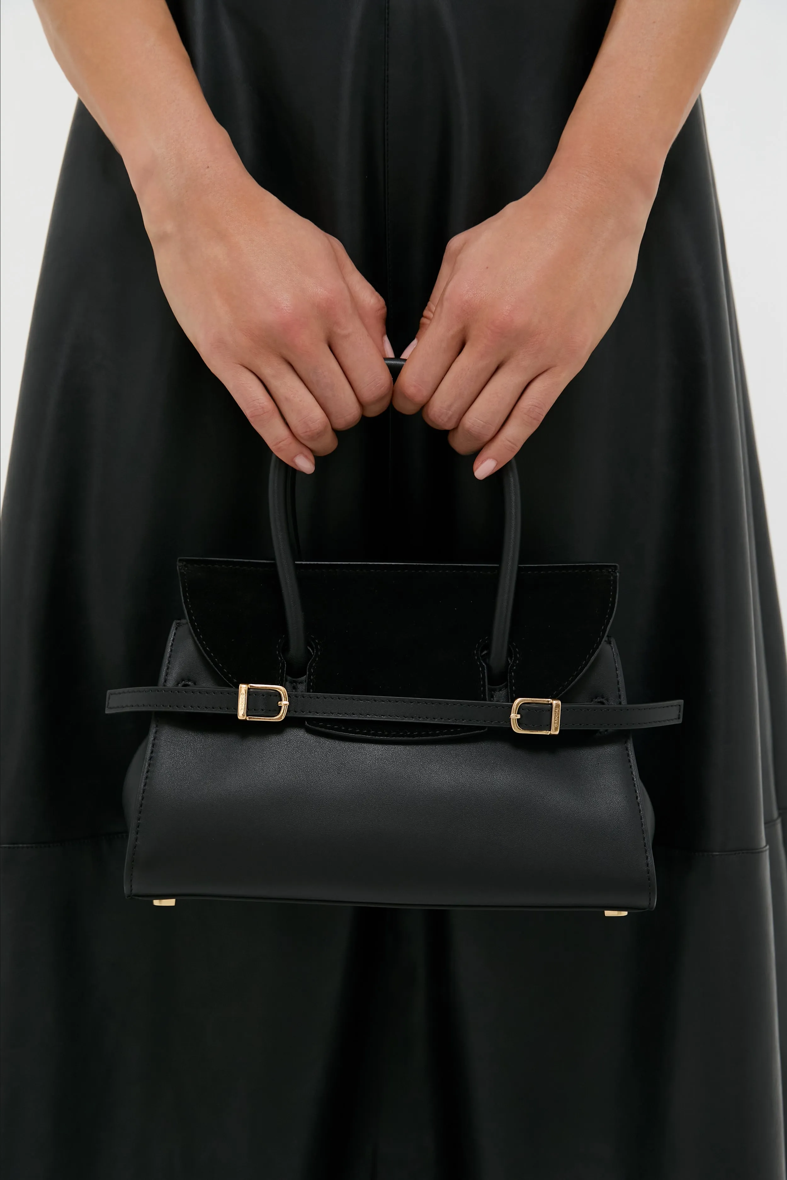 Black River Small Suede Top Handle Bag sold by Tuckernuck product image thumbnail 4