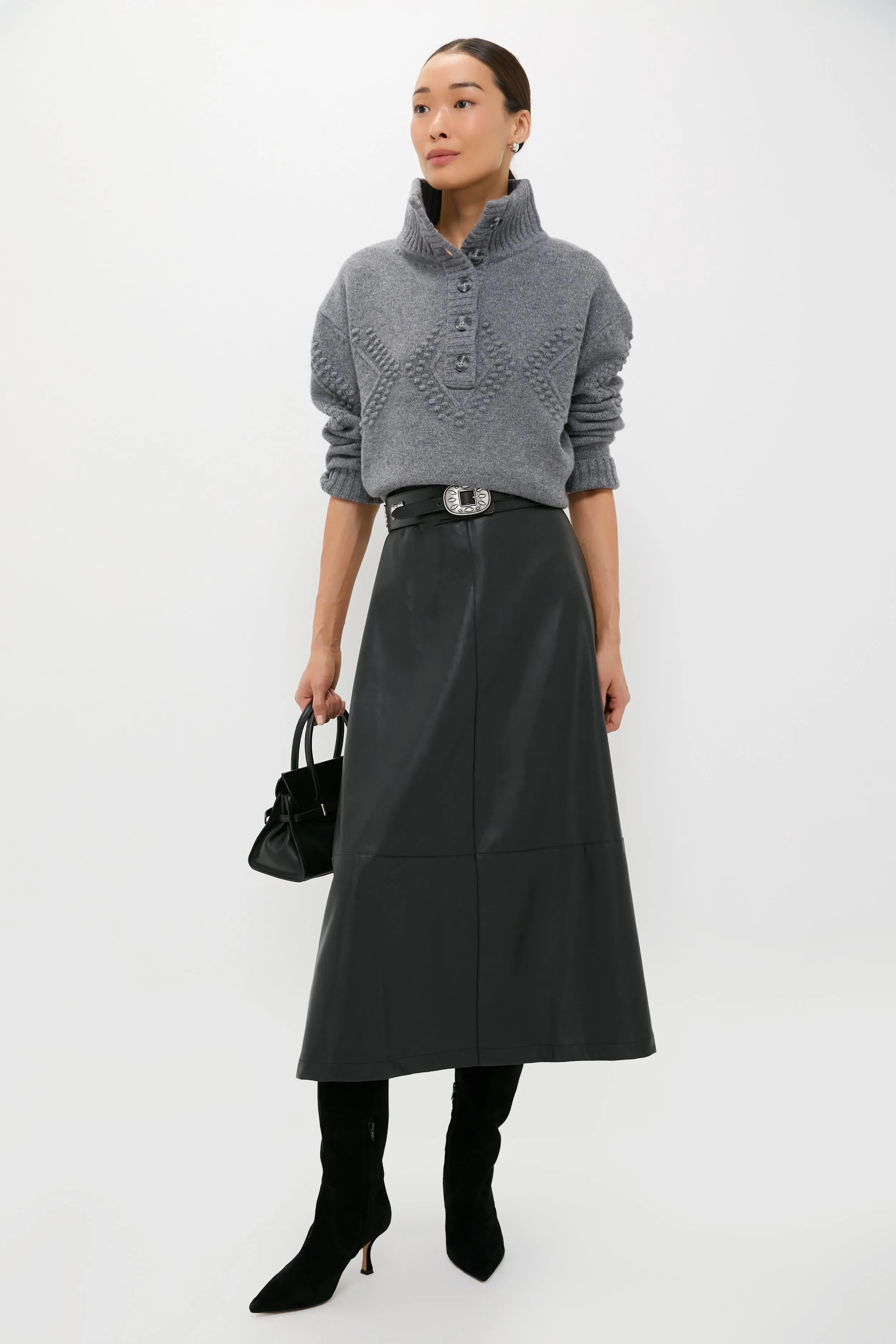 Black River Small Suede Top Handle Bag sold by Tuckernuck product image thumbnail 3
