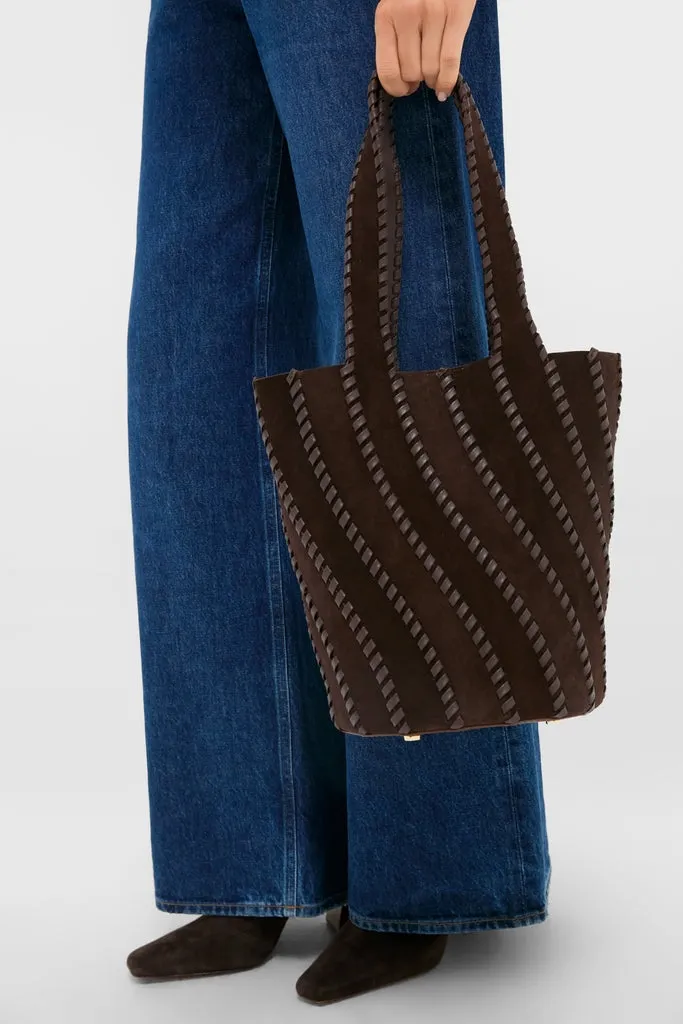 Cacao Tallia Suede Bucket Bag sold by Tuckernuck product image thumbnail 3