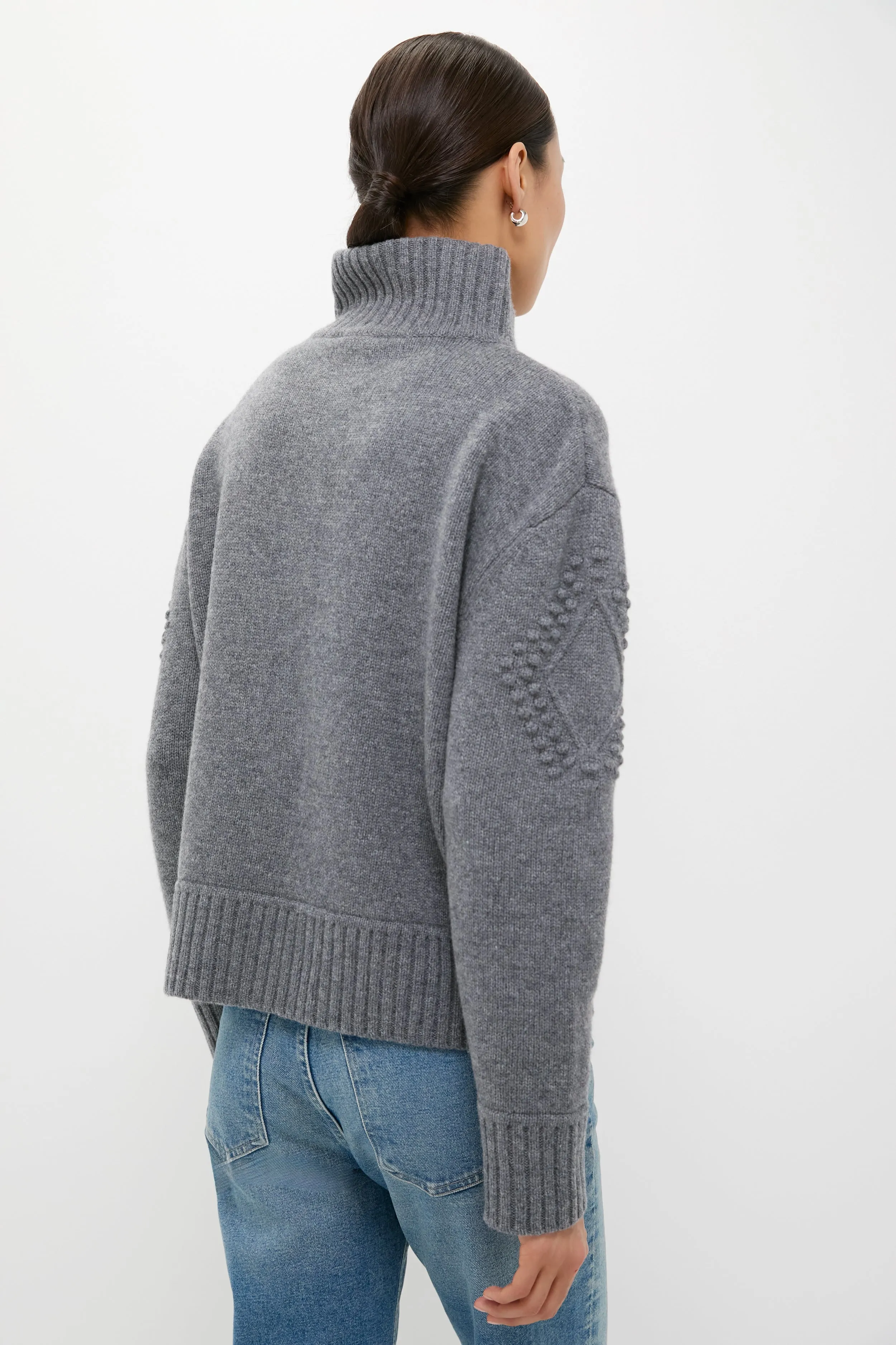 Gray Henry Button-Up Sweater sold by Tuckernuck product image thumbnail 4