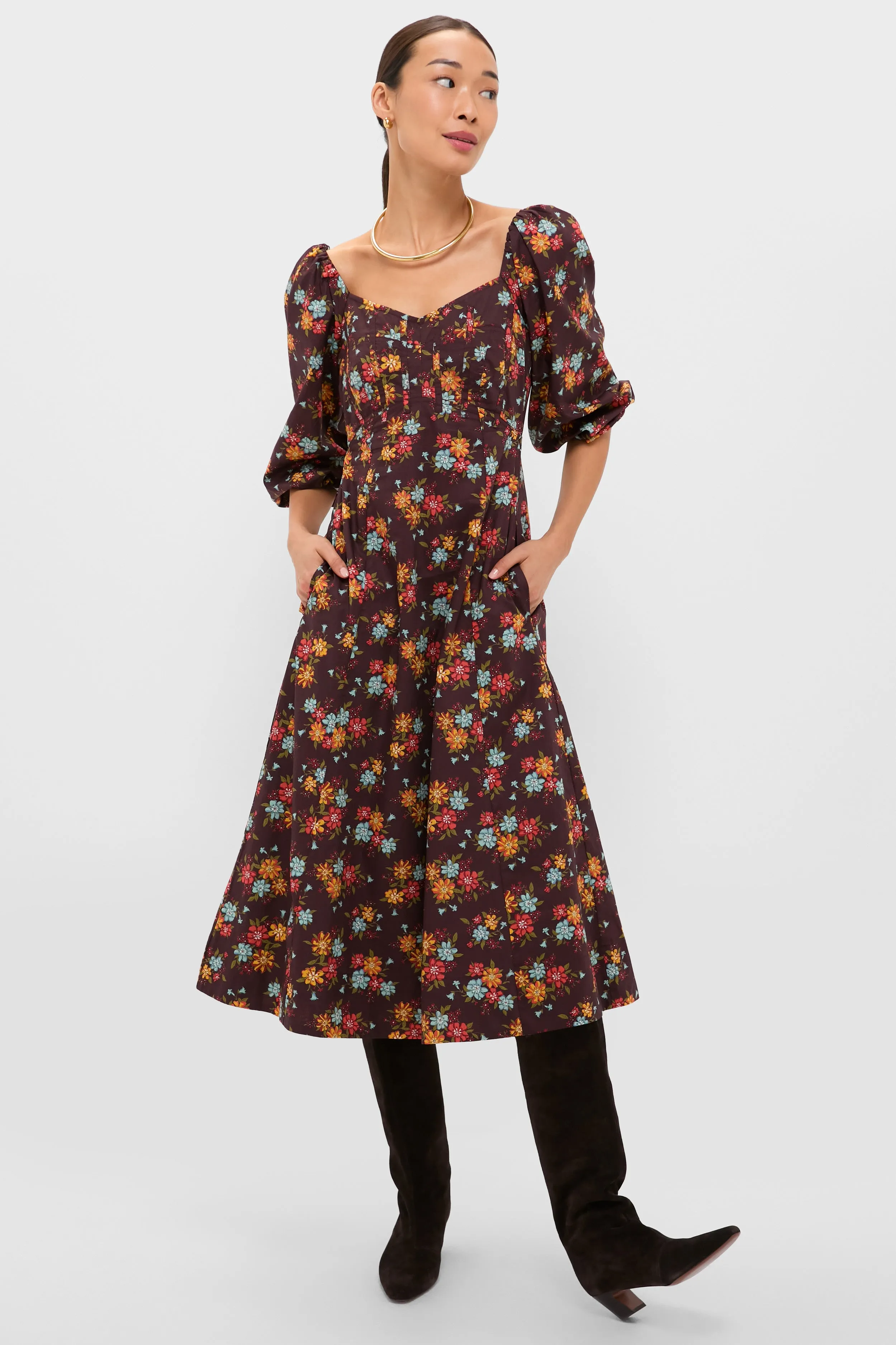 Lynda Anne Carlotta Midi Dress sold by Tuckernuck